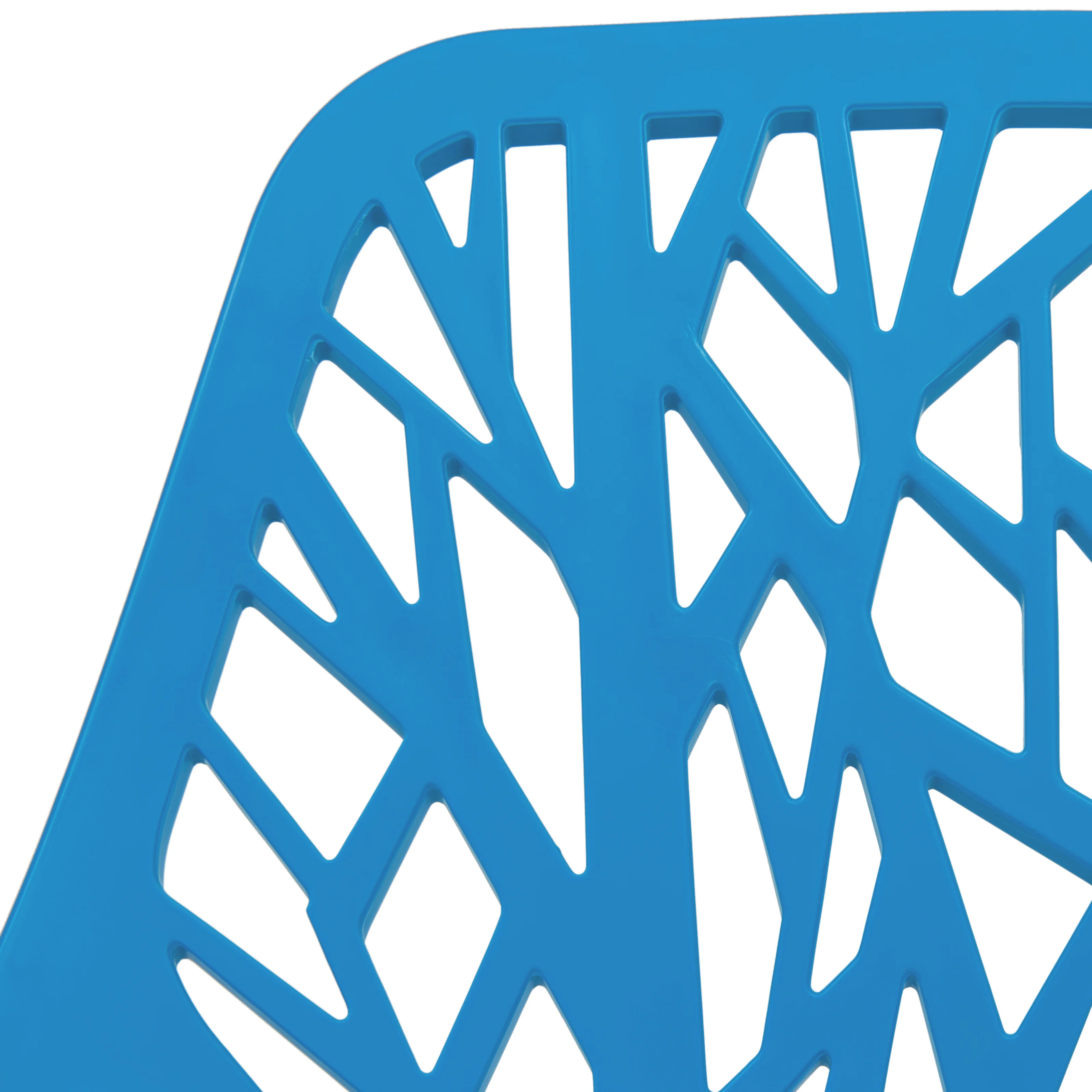 Modern Asbury Dining Chair w/ Chromed Legs, Set of 4