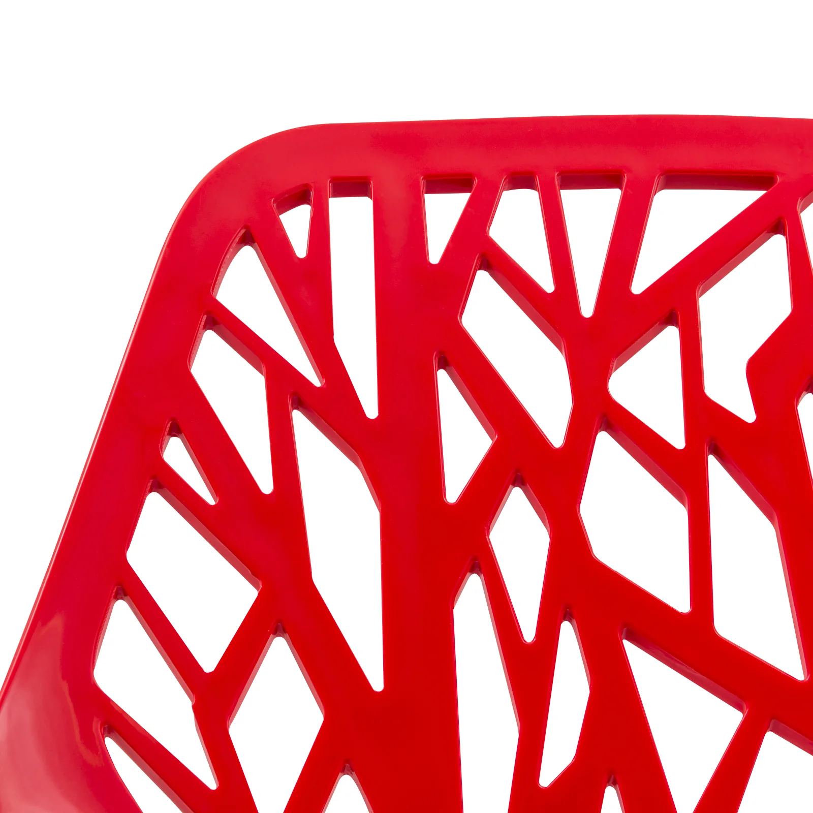 Modern Asbury Dining Chair w/ Chromed Legs