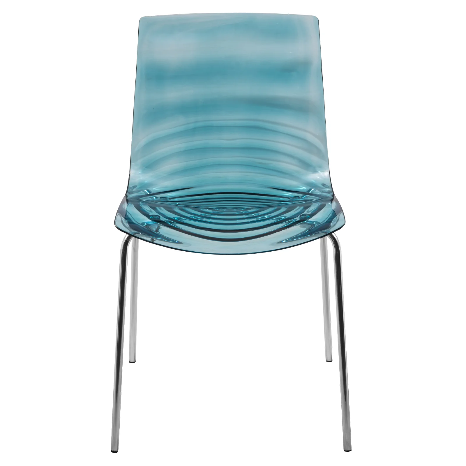 Astor Water Ripple Design Dining Chair Set of 2