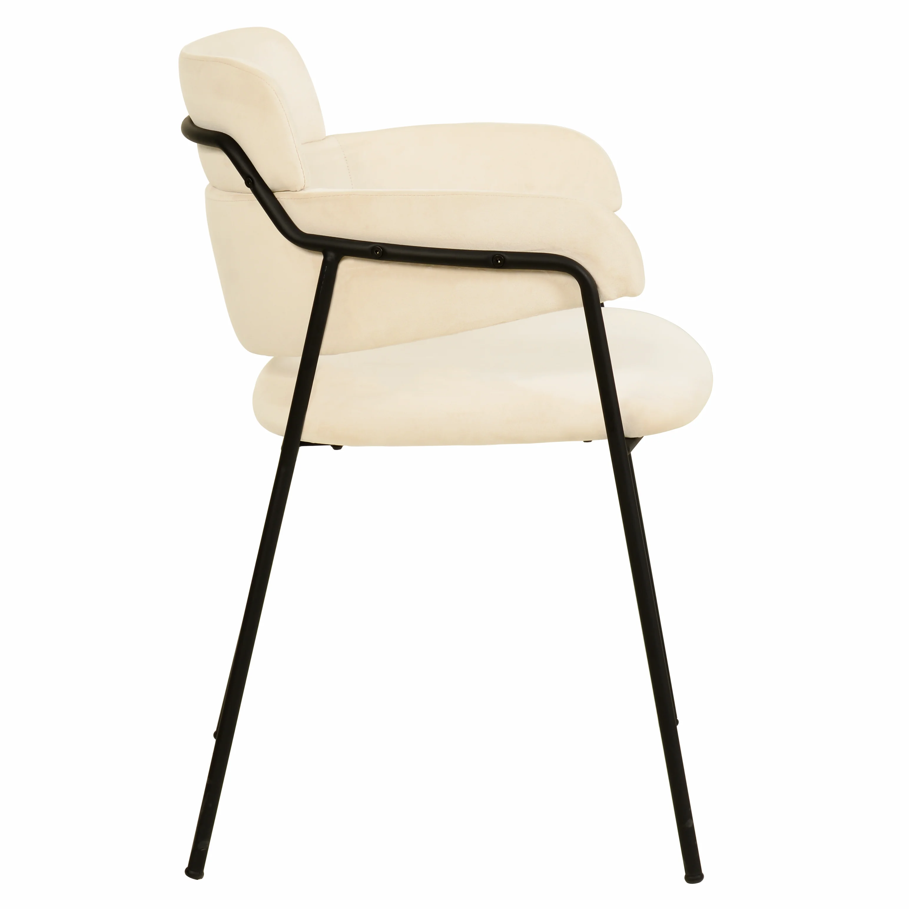 Axis Collection Modern Dining Chair in Beige