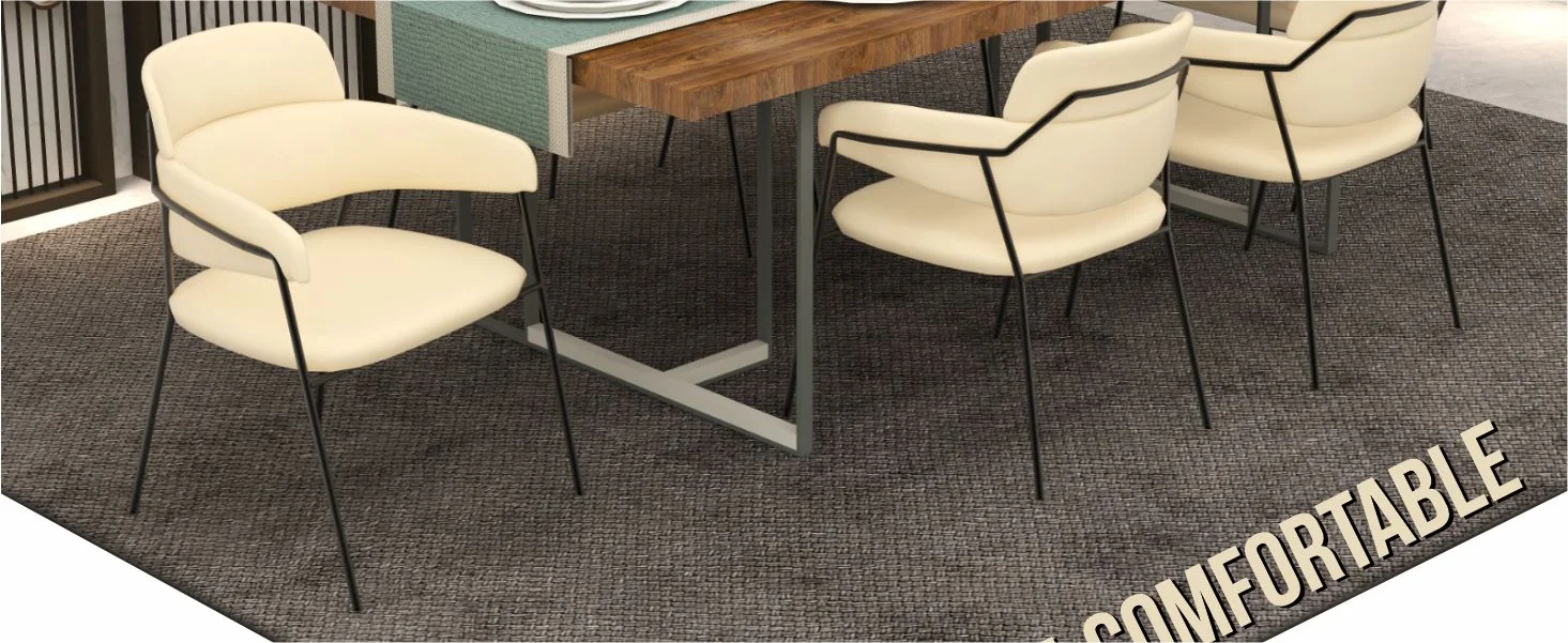 Axis Collection Modern Dining Chair in Beige