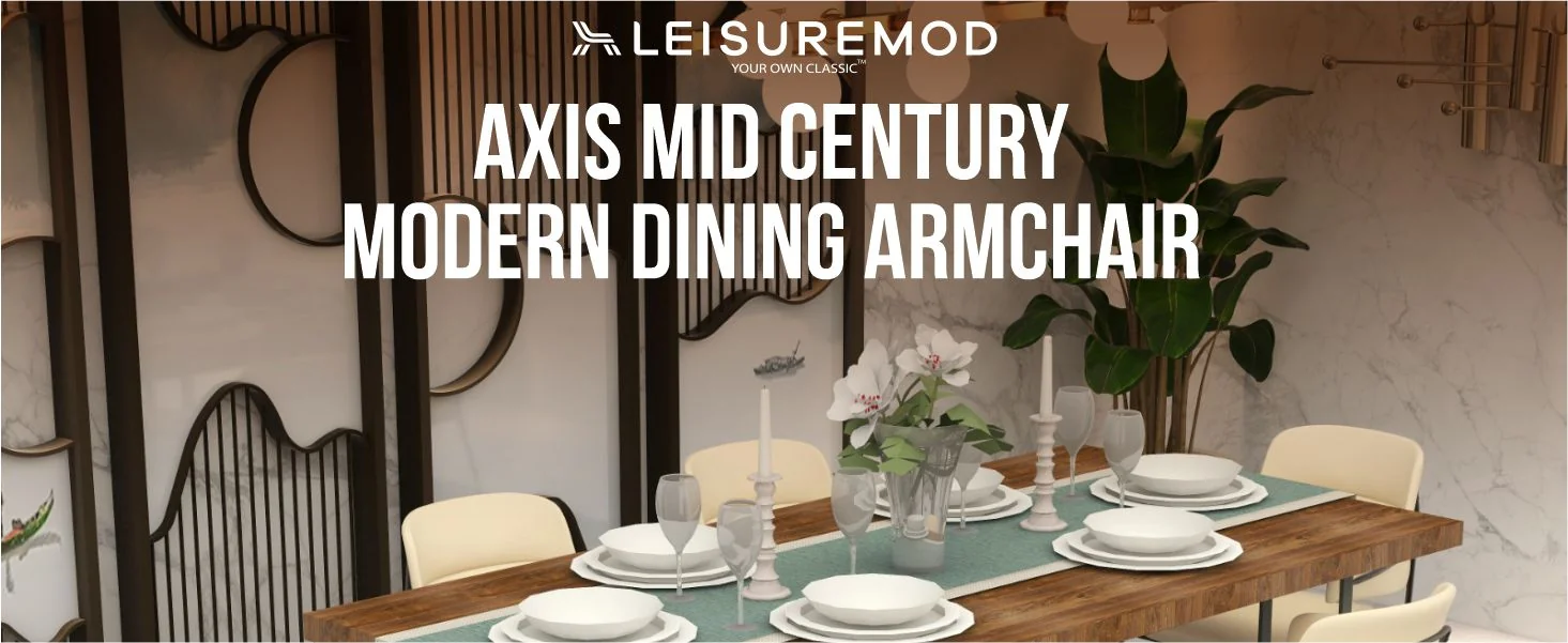 Axis Collection Modern Dining Chair in Beige