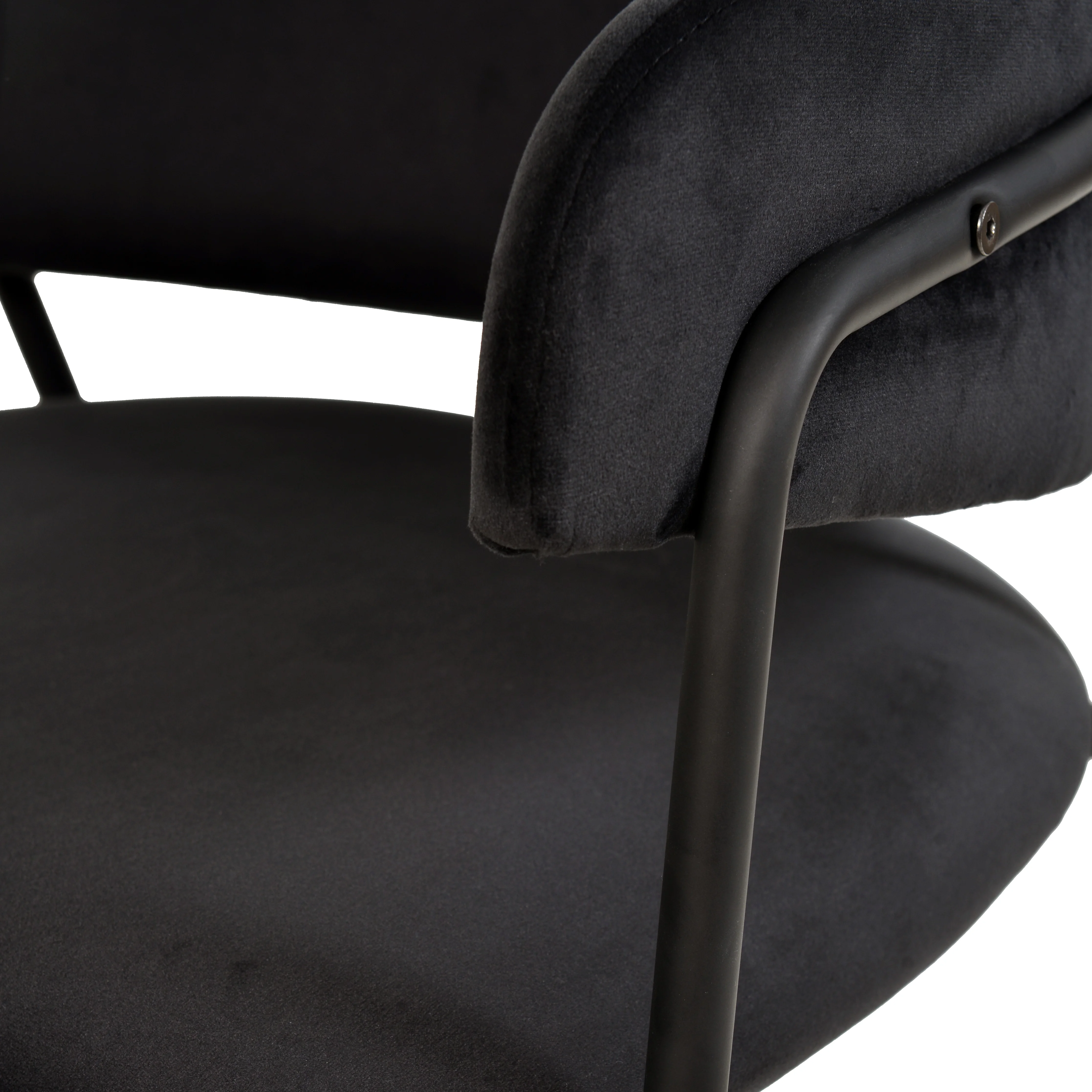 Axis Collection Modern Dining Chair in Black - Set of 2