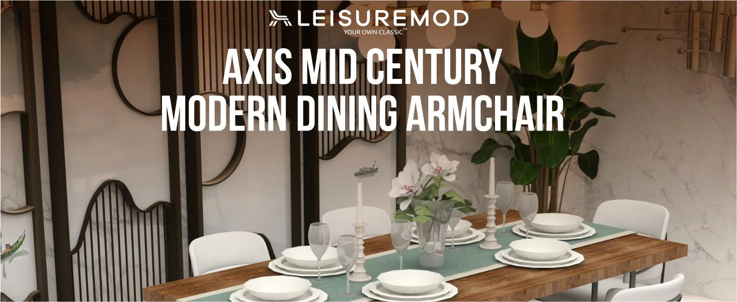 Axis Collection Modern Dining Chair in White