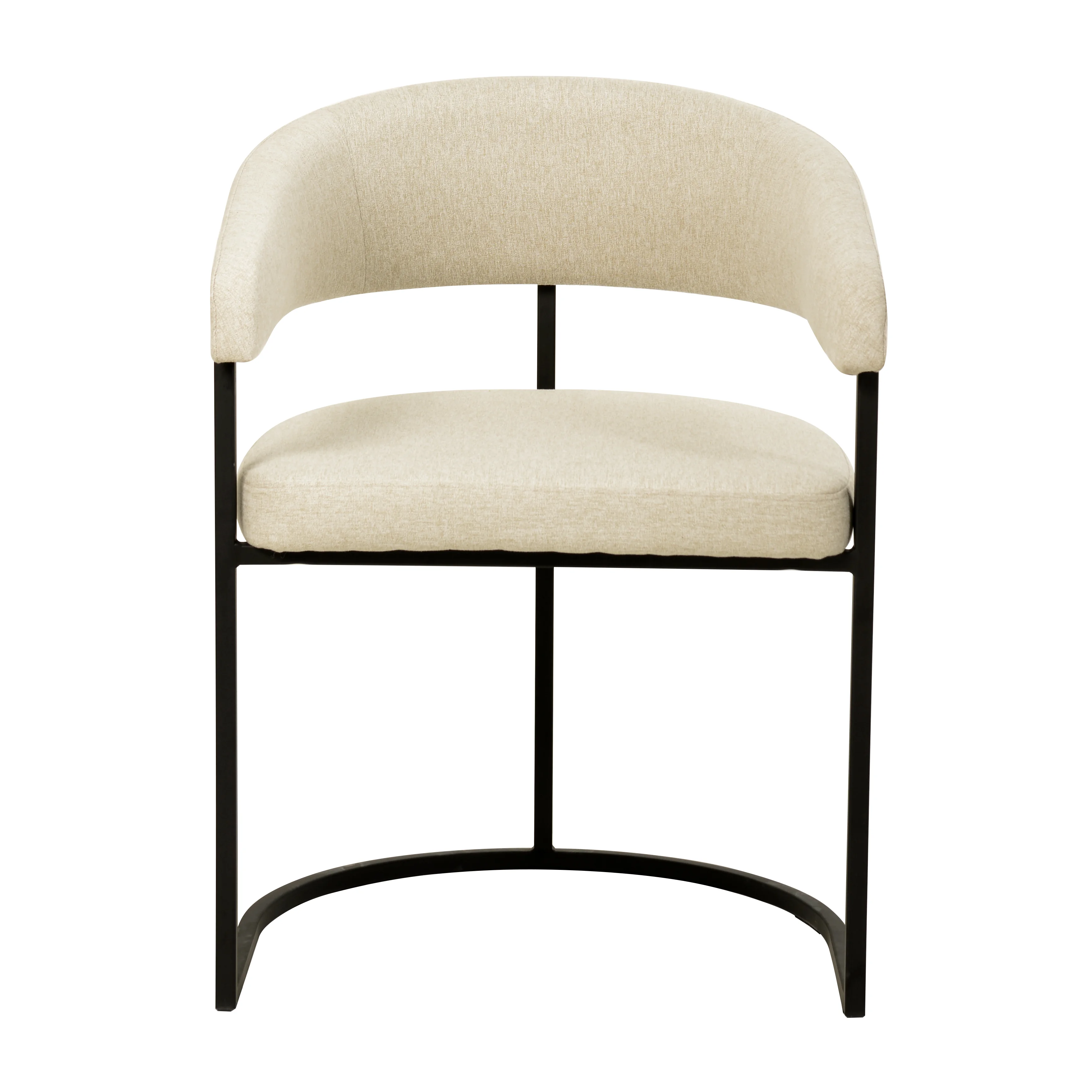 Aero Collection Modern Dining Chair in Oatmeal