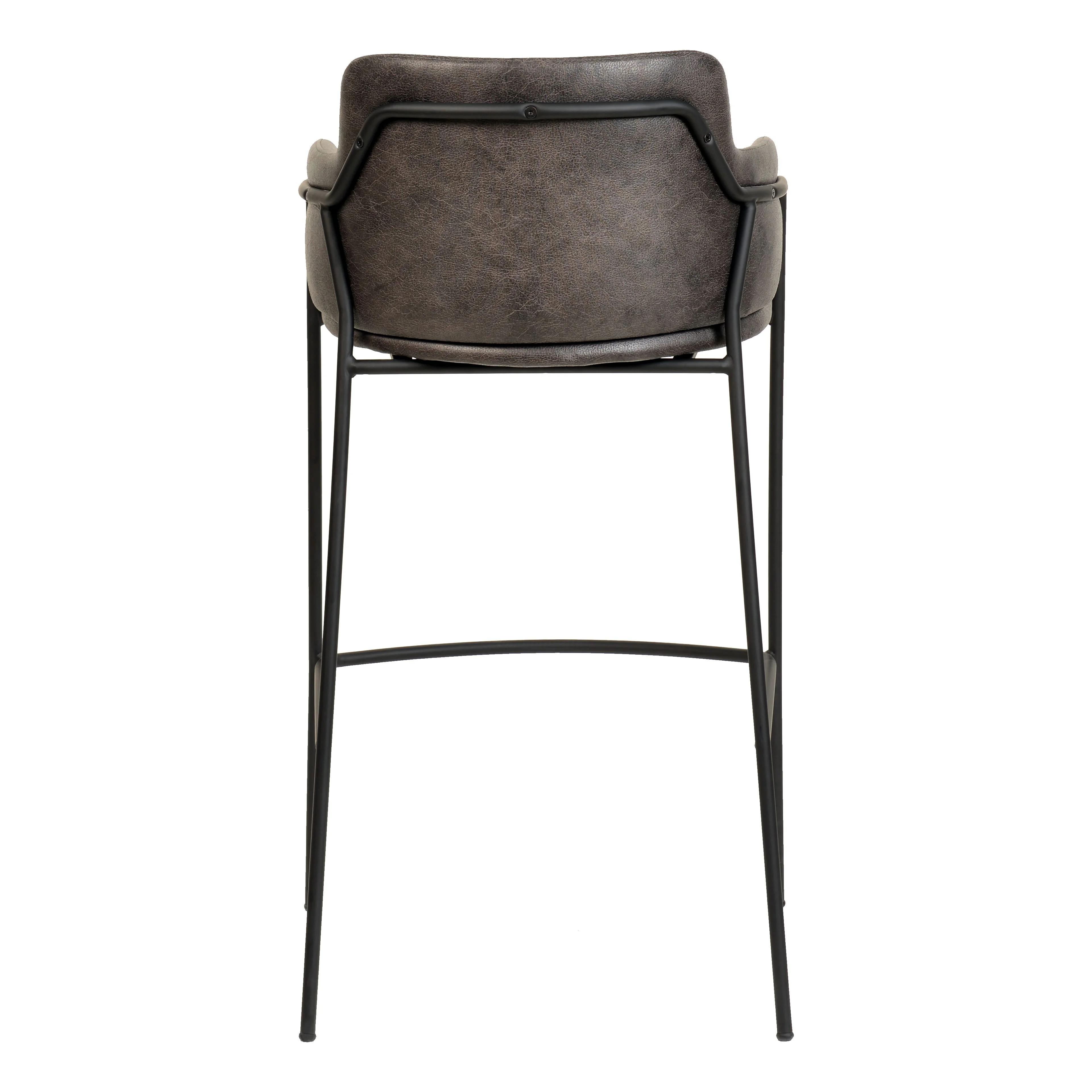 Axis Collection Modern Bar height Chair in Charcoal