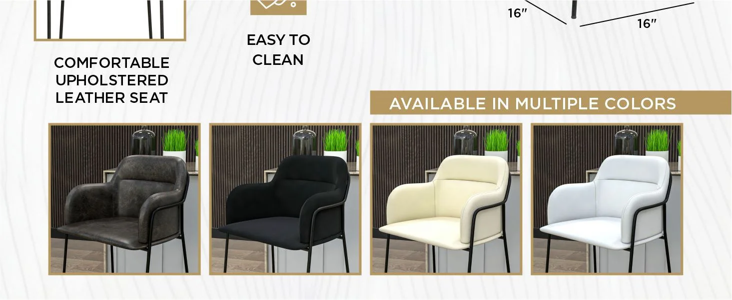 Axis Collection Modern Bar height Chair in Charcoal