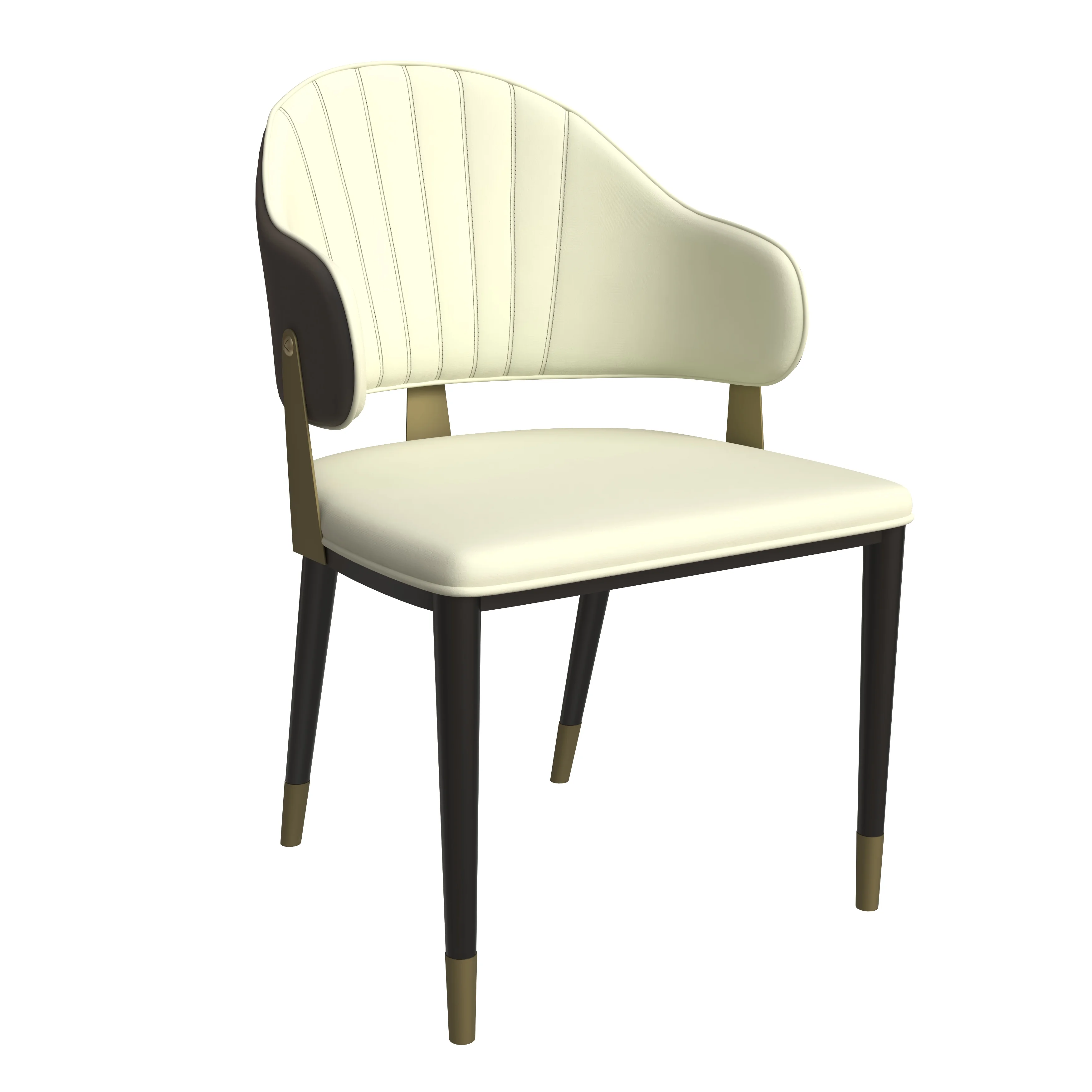 Aria Series Modern Dining Chair in Black Set of 2
