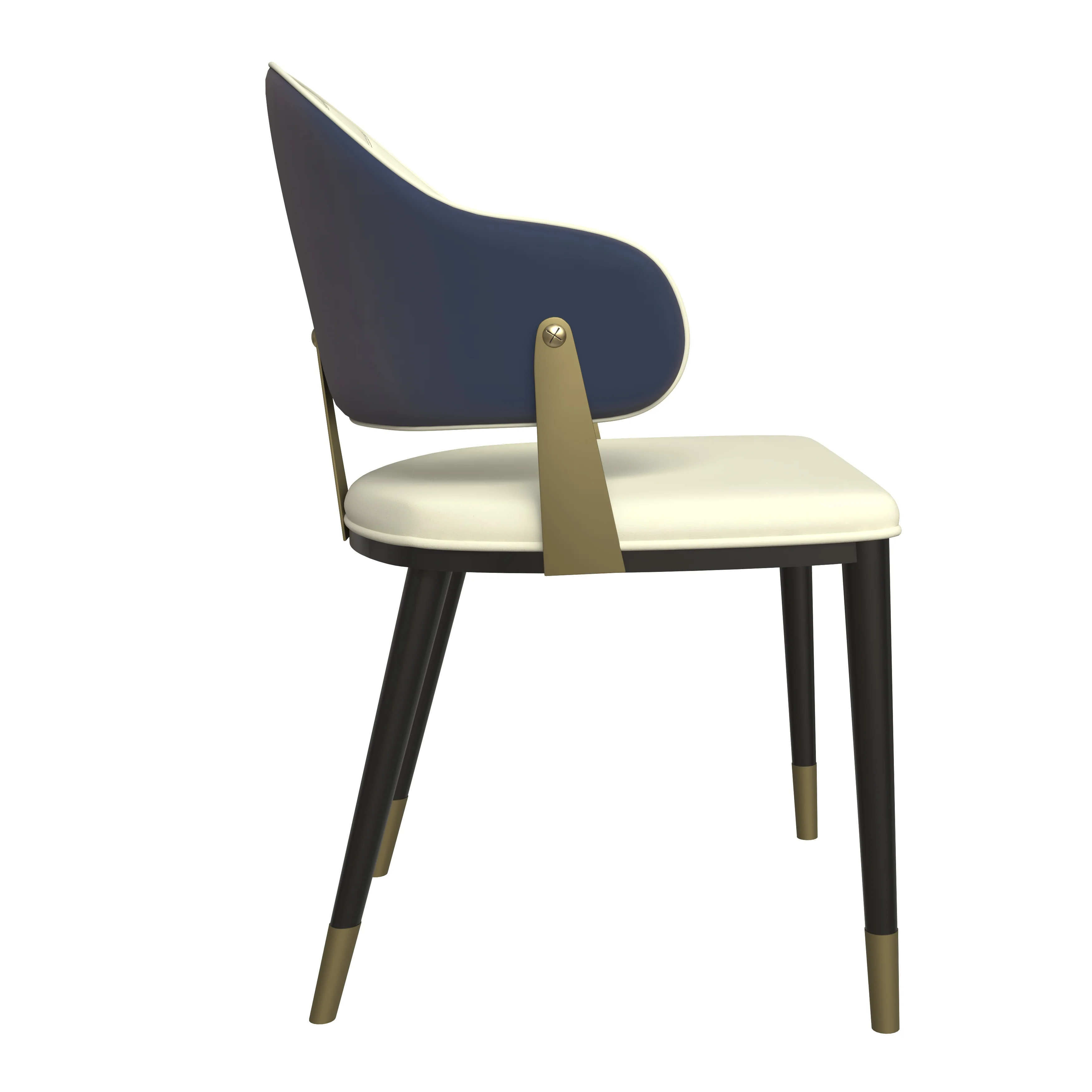 Aria Series Modern Dining Chair in Blue