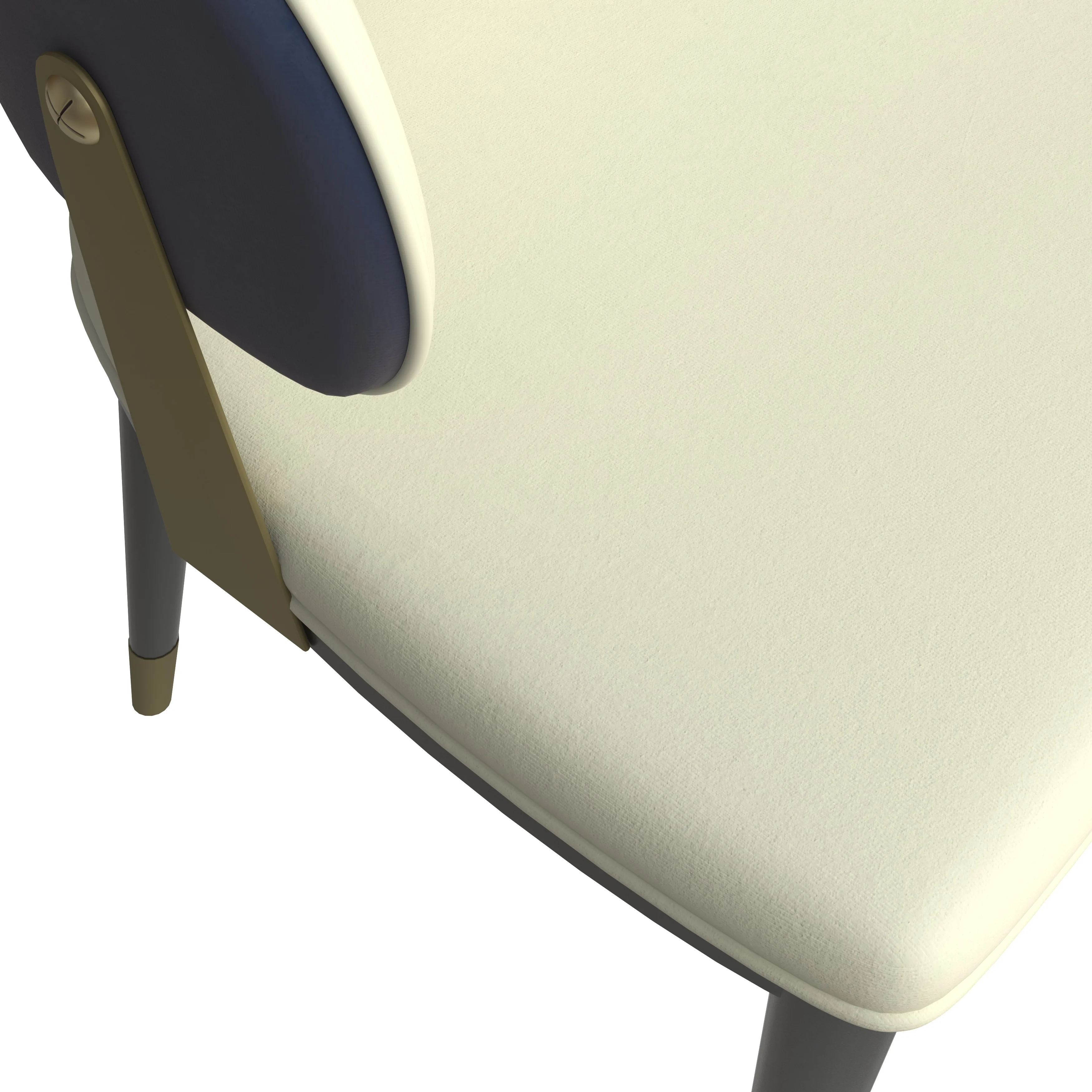 Aria Series Modern Dining Chair in Blue Set of 2