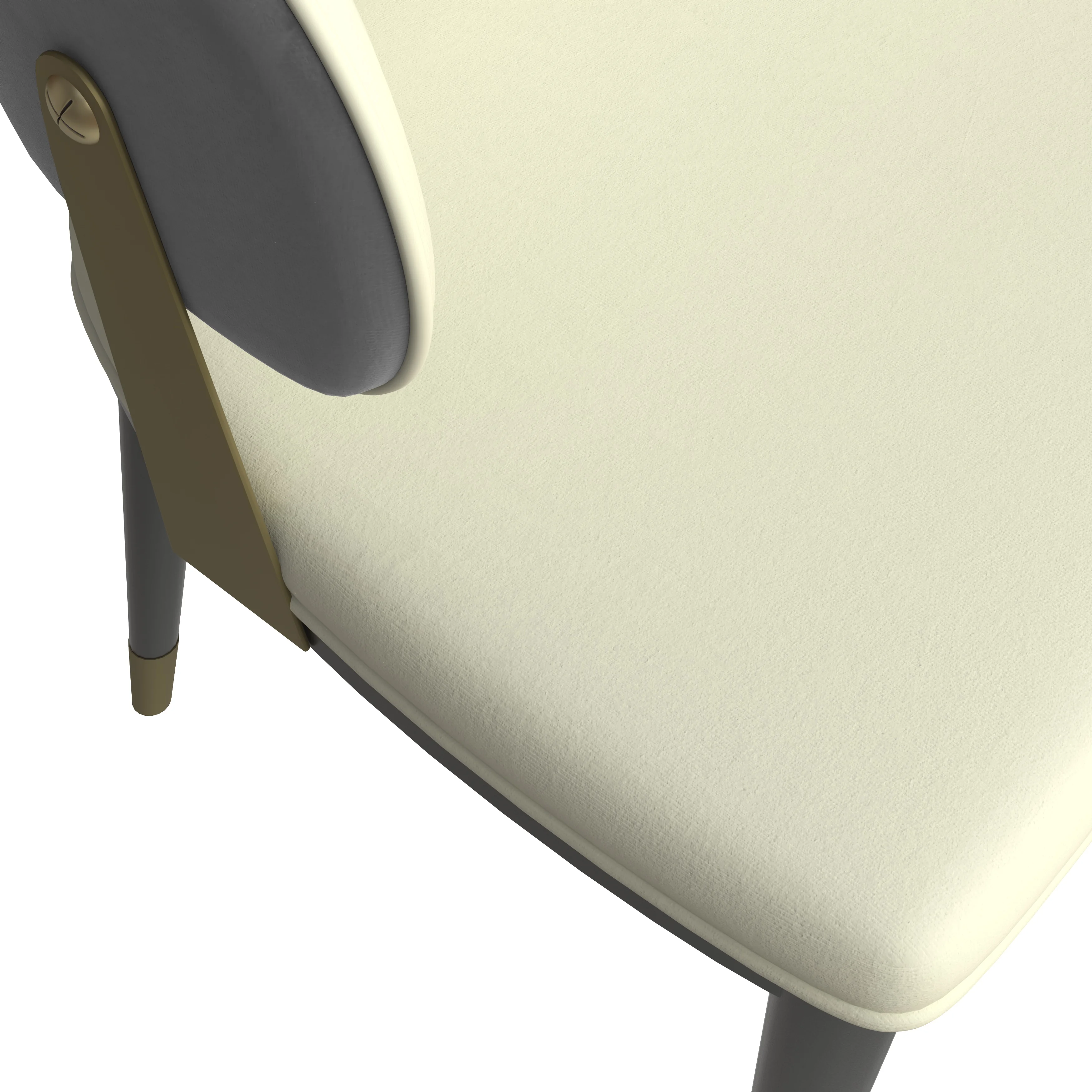 Aria Series Modern Dining Chair in Grey