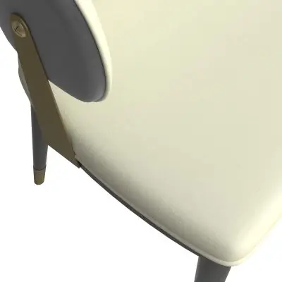 Aria Series Modern Dining Chair in Grey Set of 4