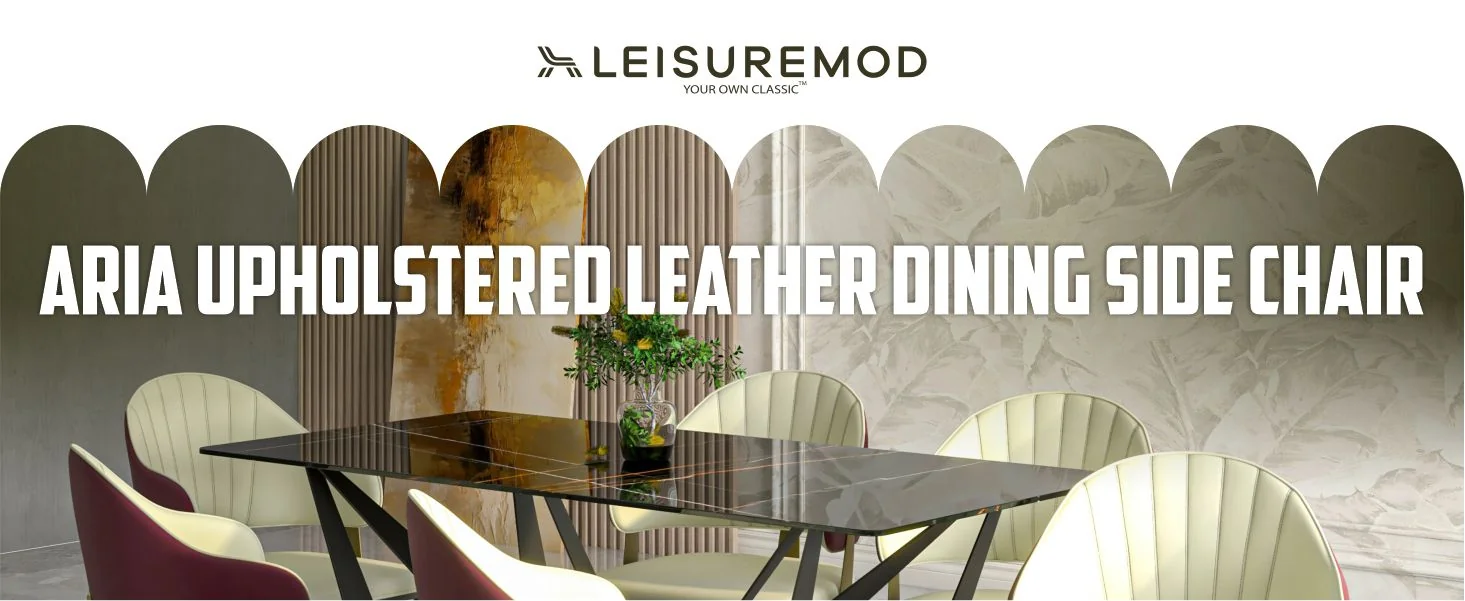 Aria Series Modern Dining Chair in Red Set of 2