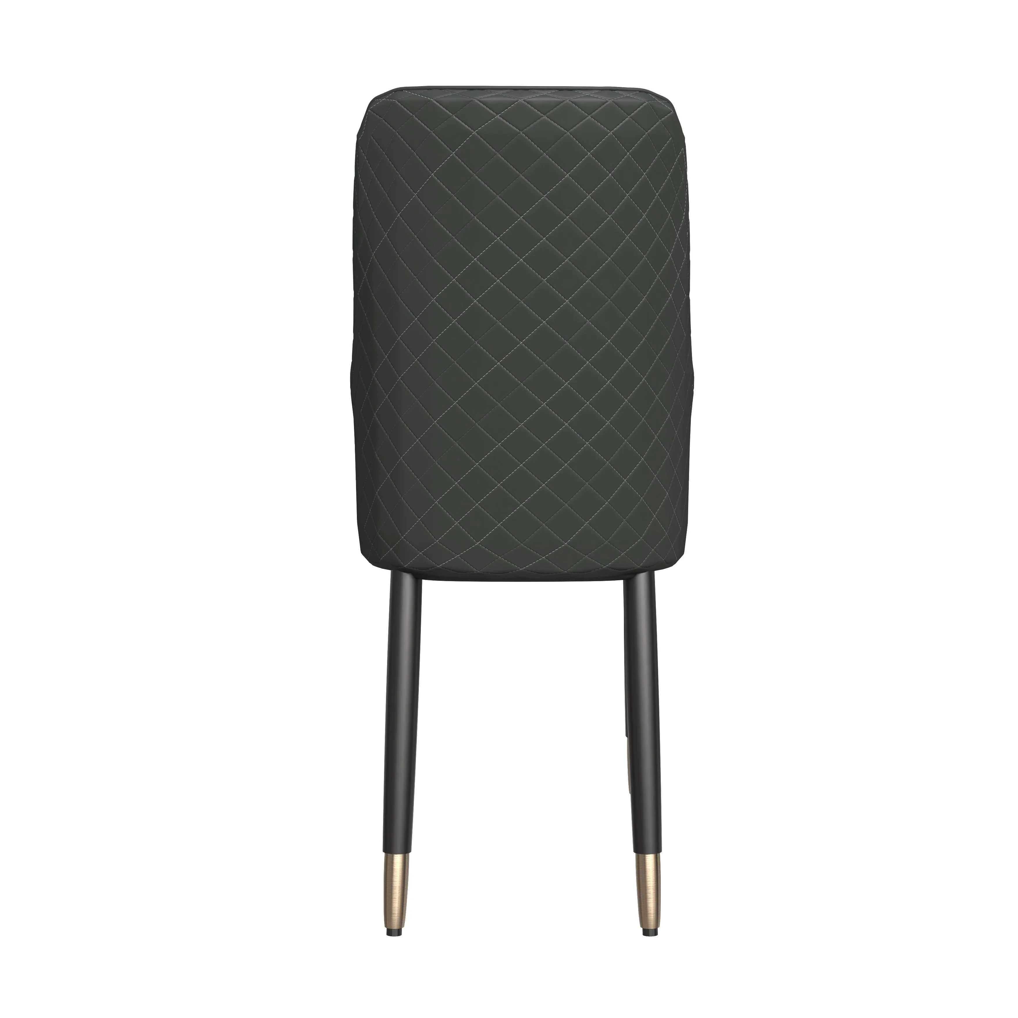 Allure Collection Modern Dining Chair In Olive Green Fabric