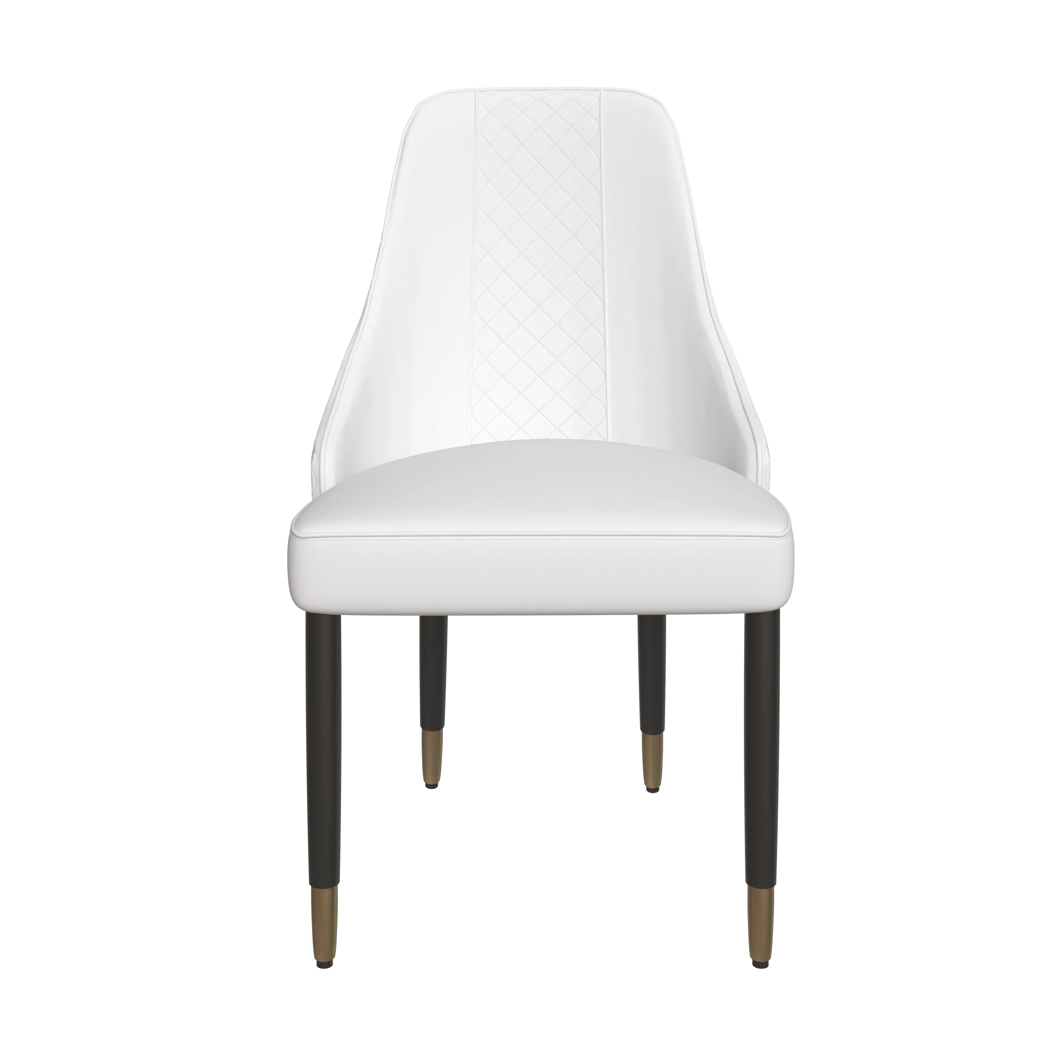 Allure Collection Modern Dining Chair In White