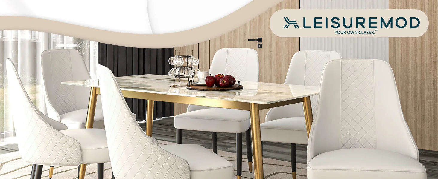 Allure Collection Modern Dining Chair In White - Set of 4