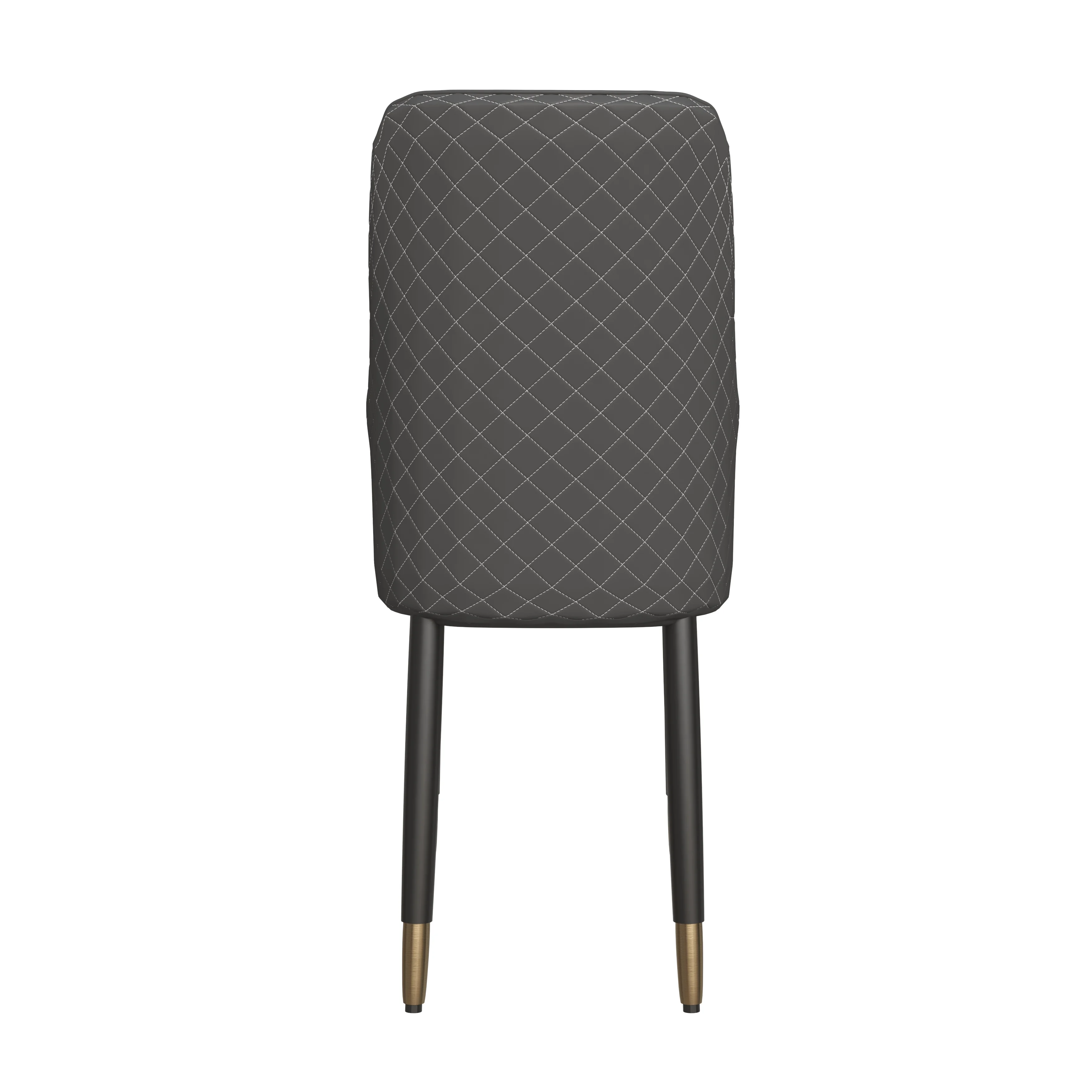 Allure Collection Modern Dining Chair In Black Fabric - Set of 2