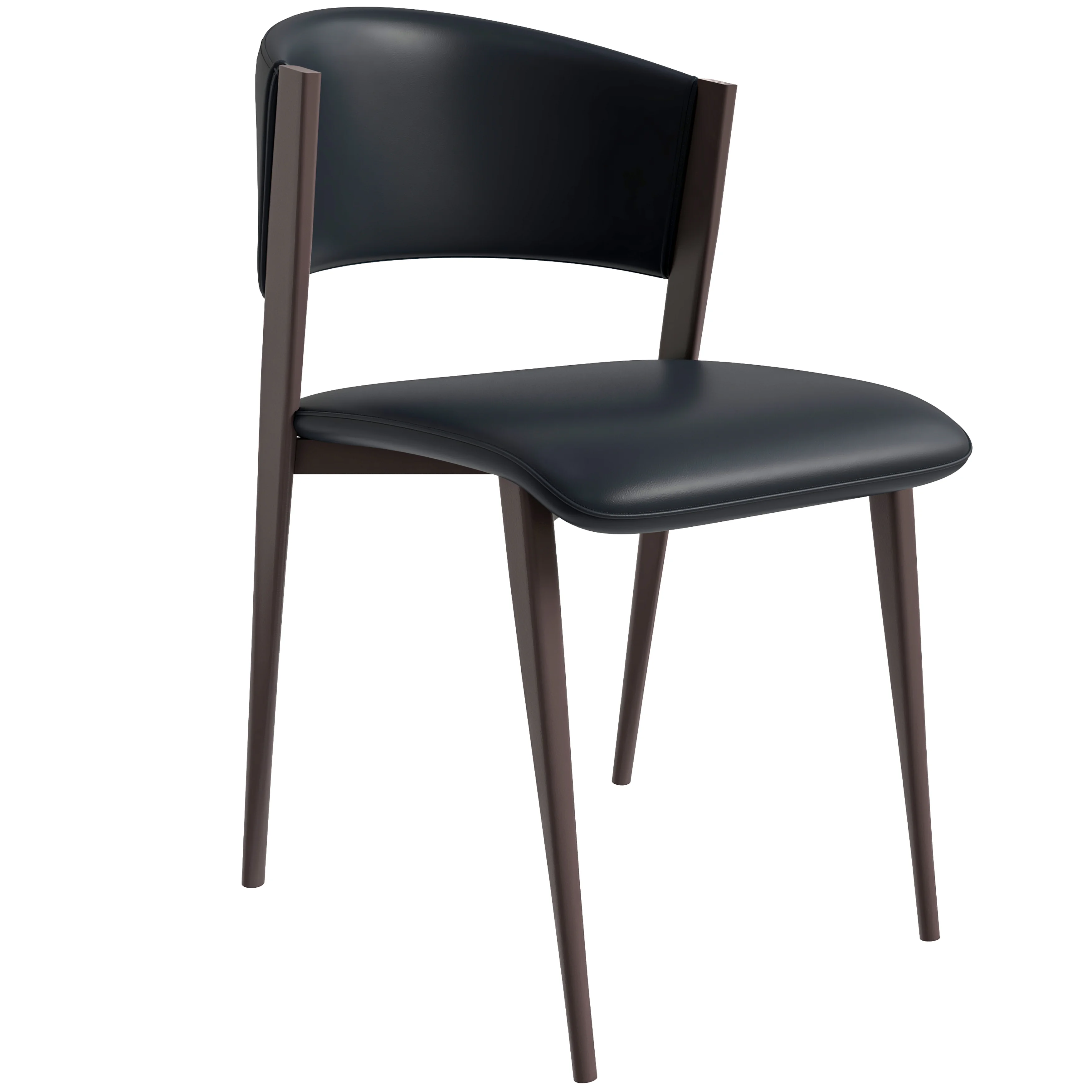 Aspen Collection Modern Dining Chair Set of 4 in Blue