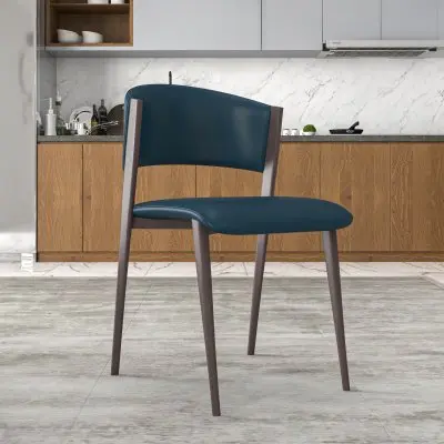 Aspen Collection Modern Dining Chair in Blue