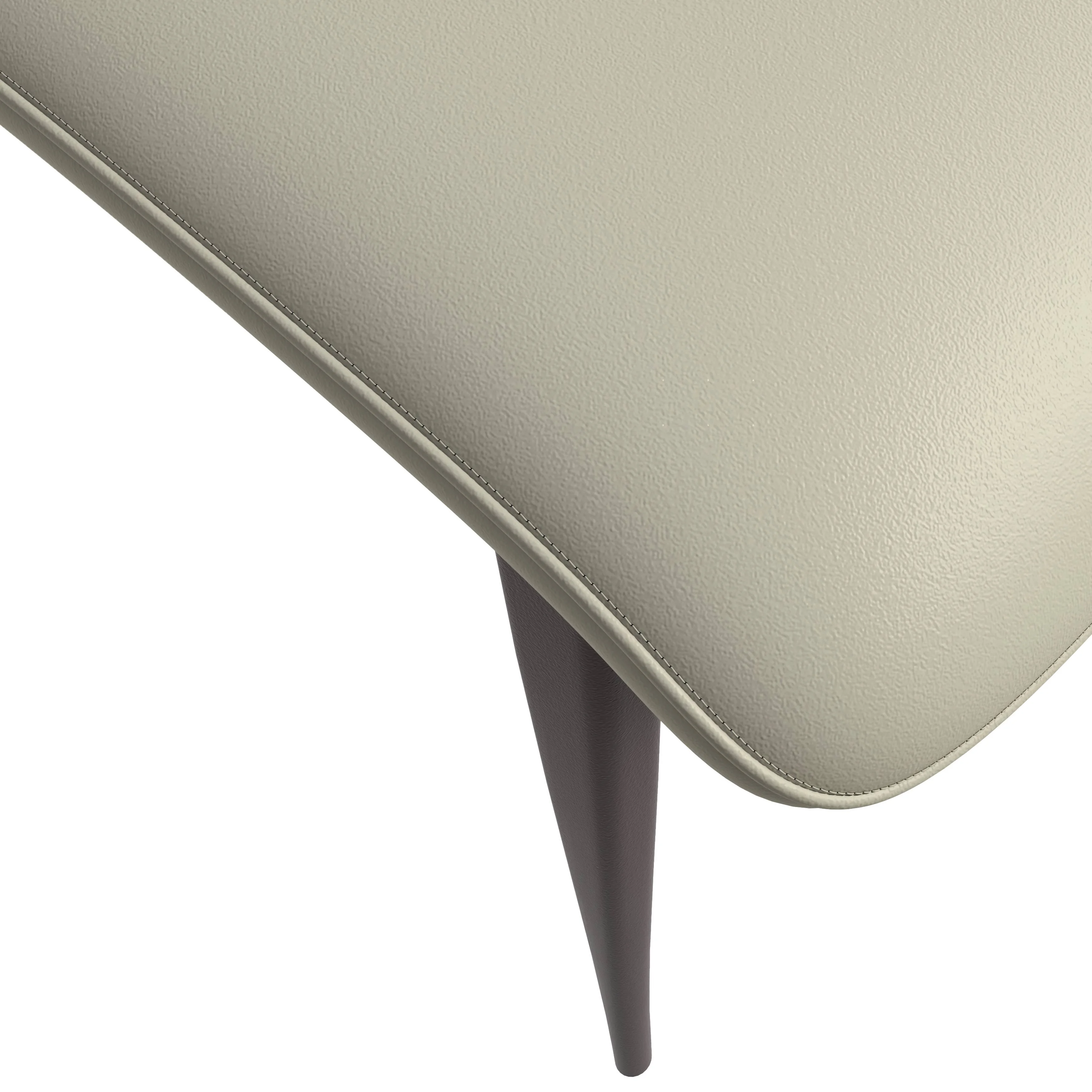 Aspen Collection Modern Dining Chair Set of 2 in White