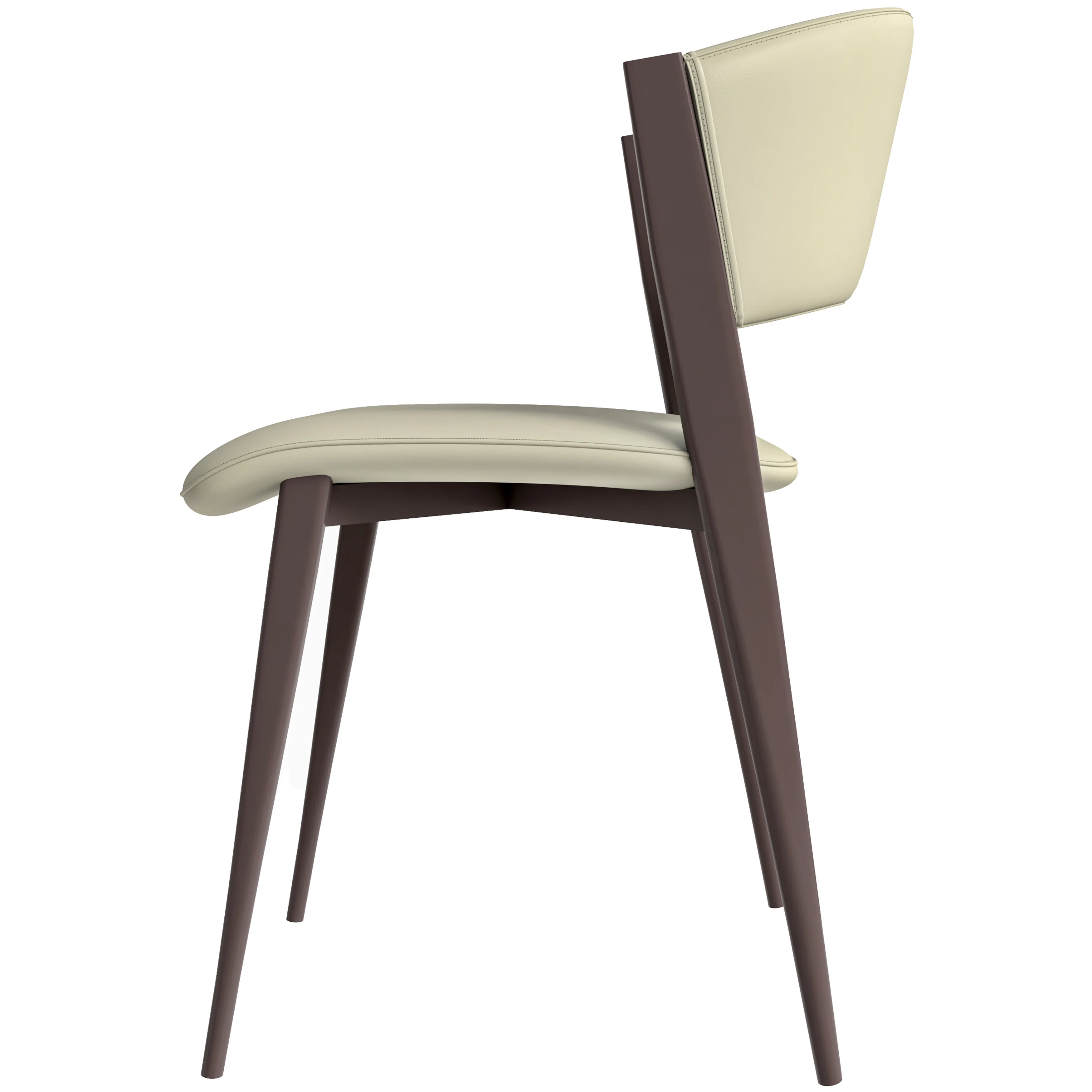 Aspen Collection Modern Dining Chair Set of 4 in White