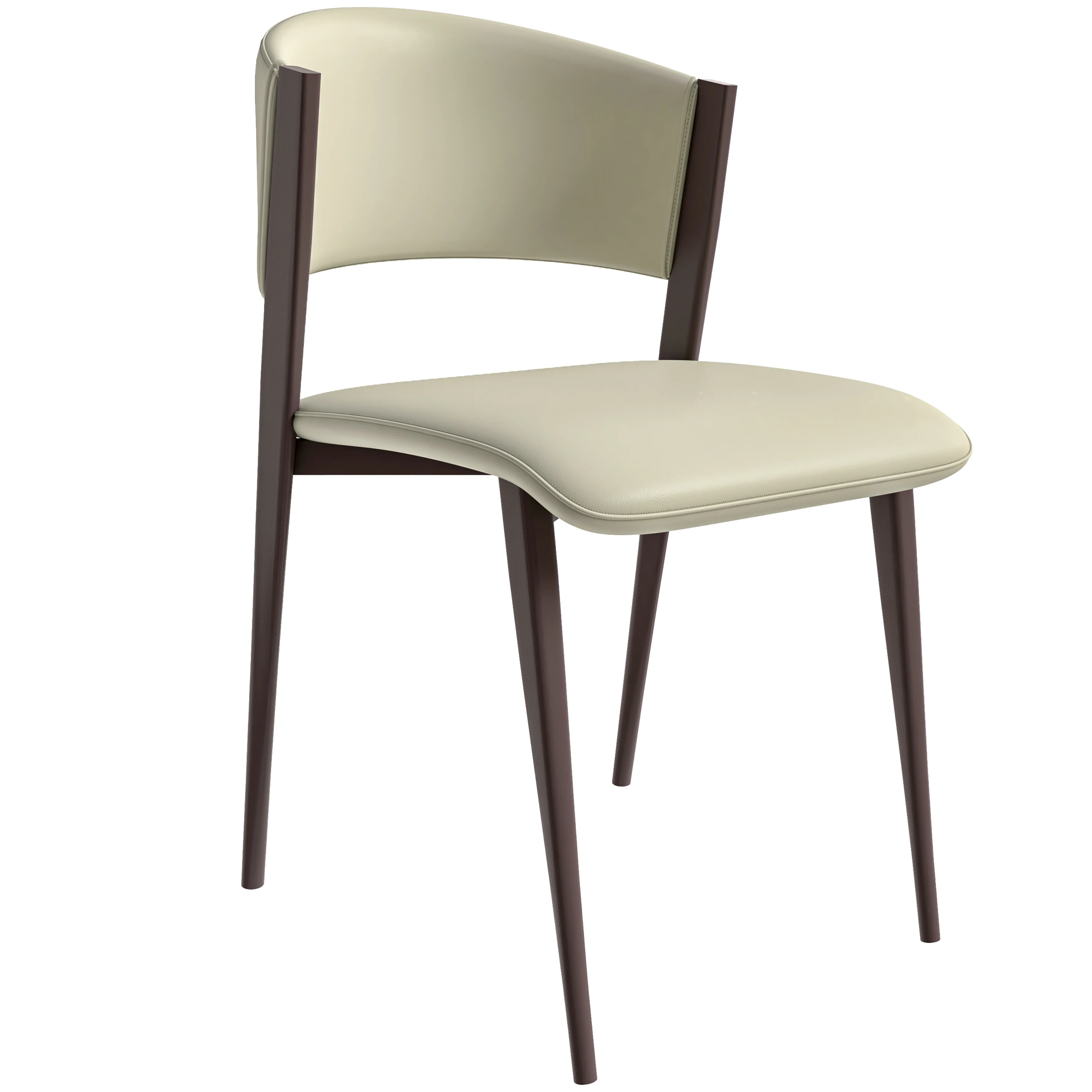 Aspen Collection Modern Dining Chair Set of 4 in White