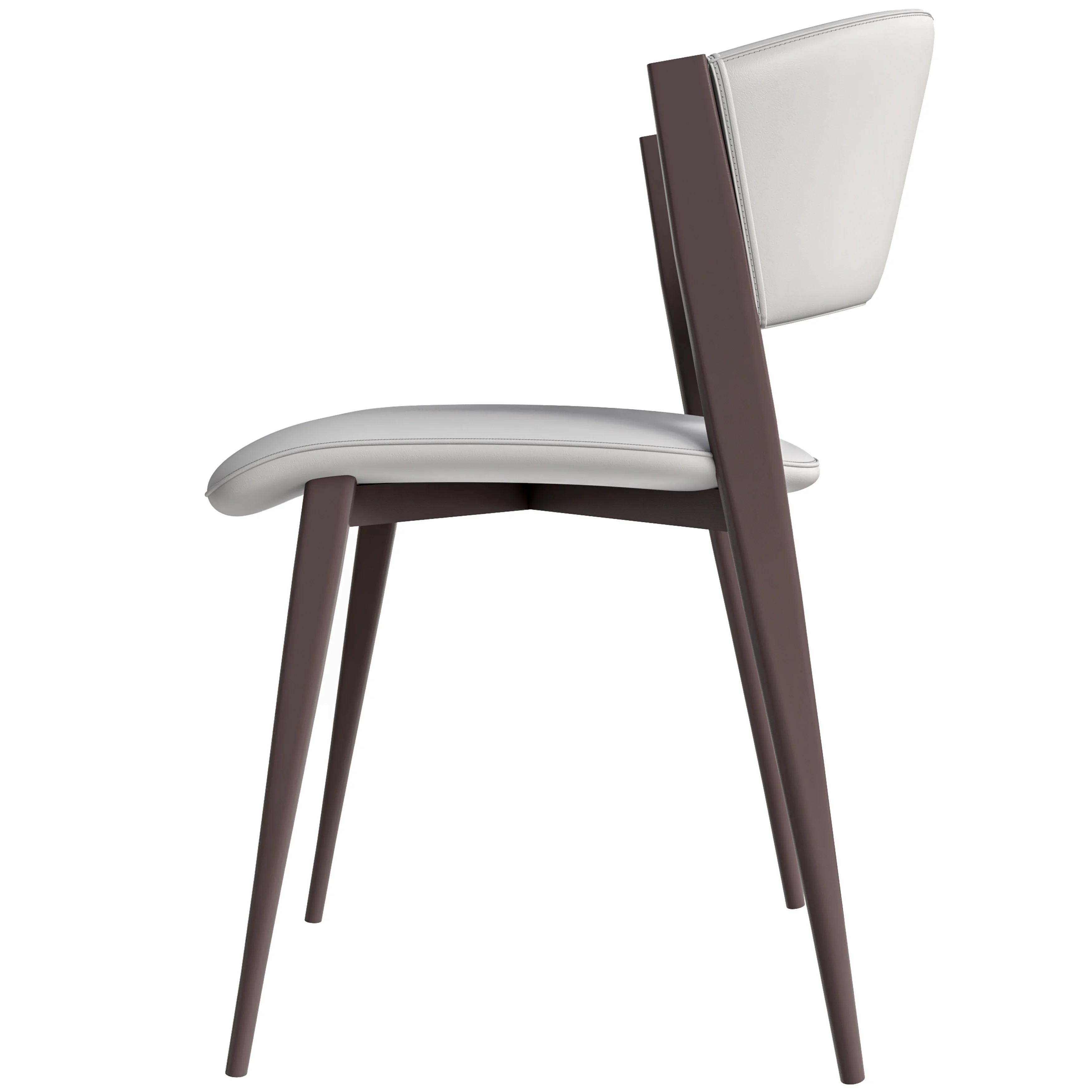 Aspen Collection Modern Dining Chair in White