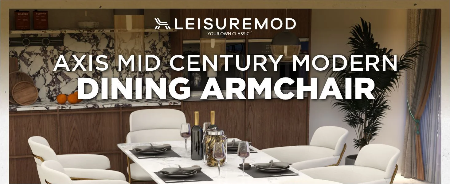 Axis Collection Modern Gold Dining Chair in White