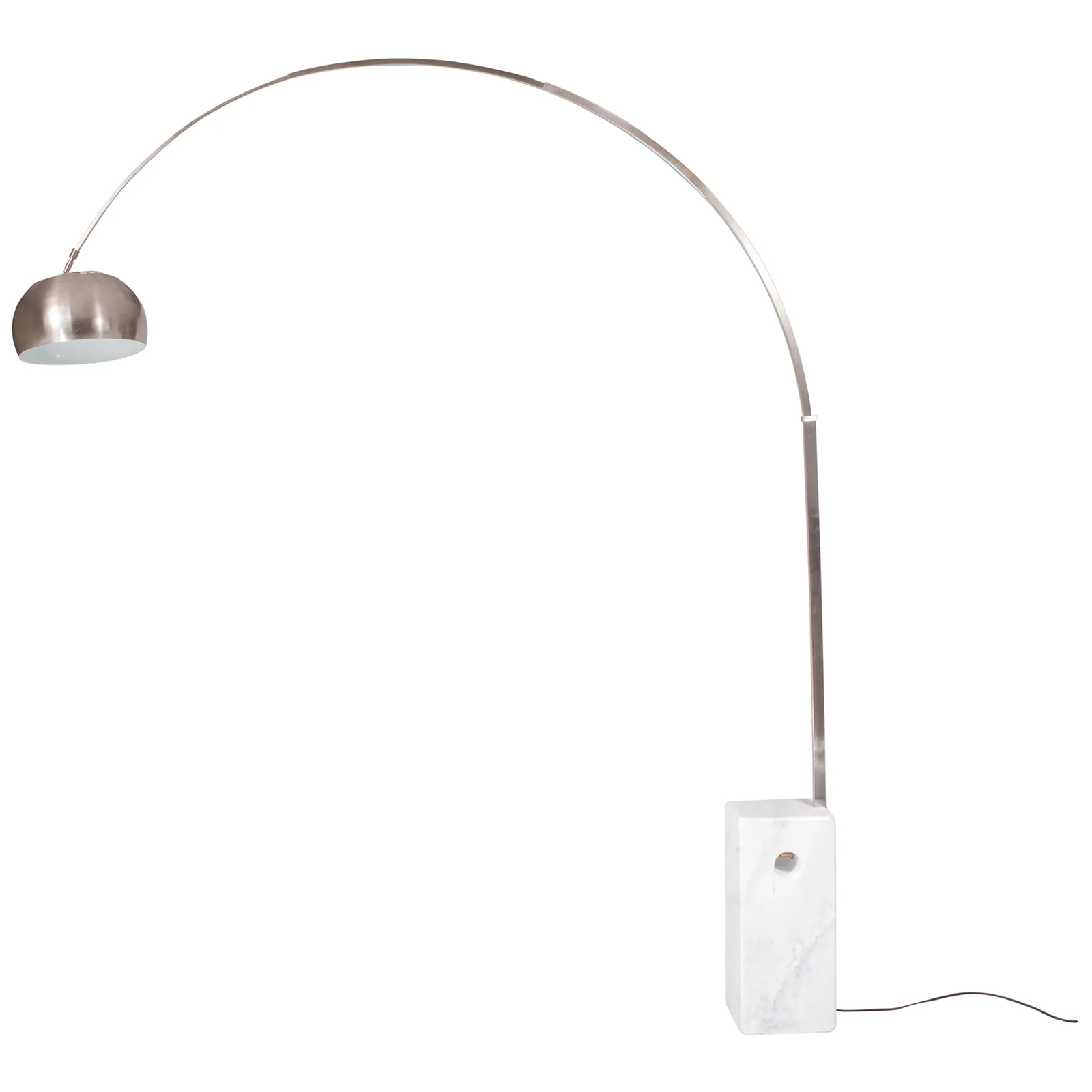 Arco Lamp with Marble Cube Base
