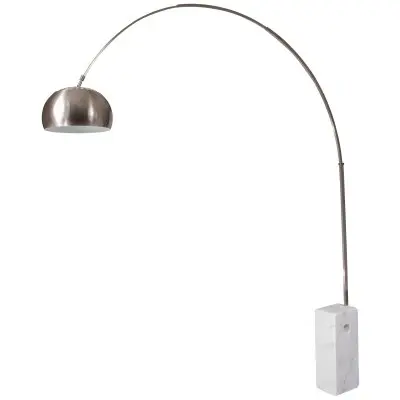 Arco Lamp with Marble Cube Base