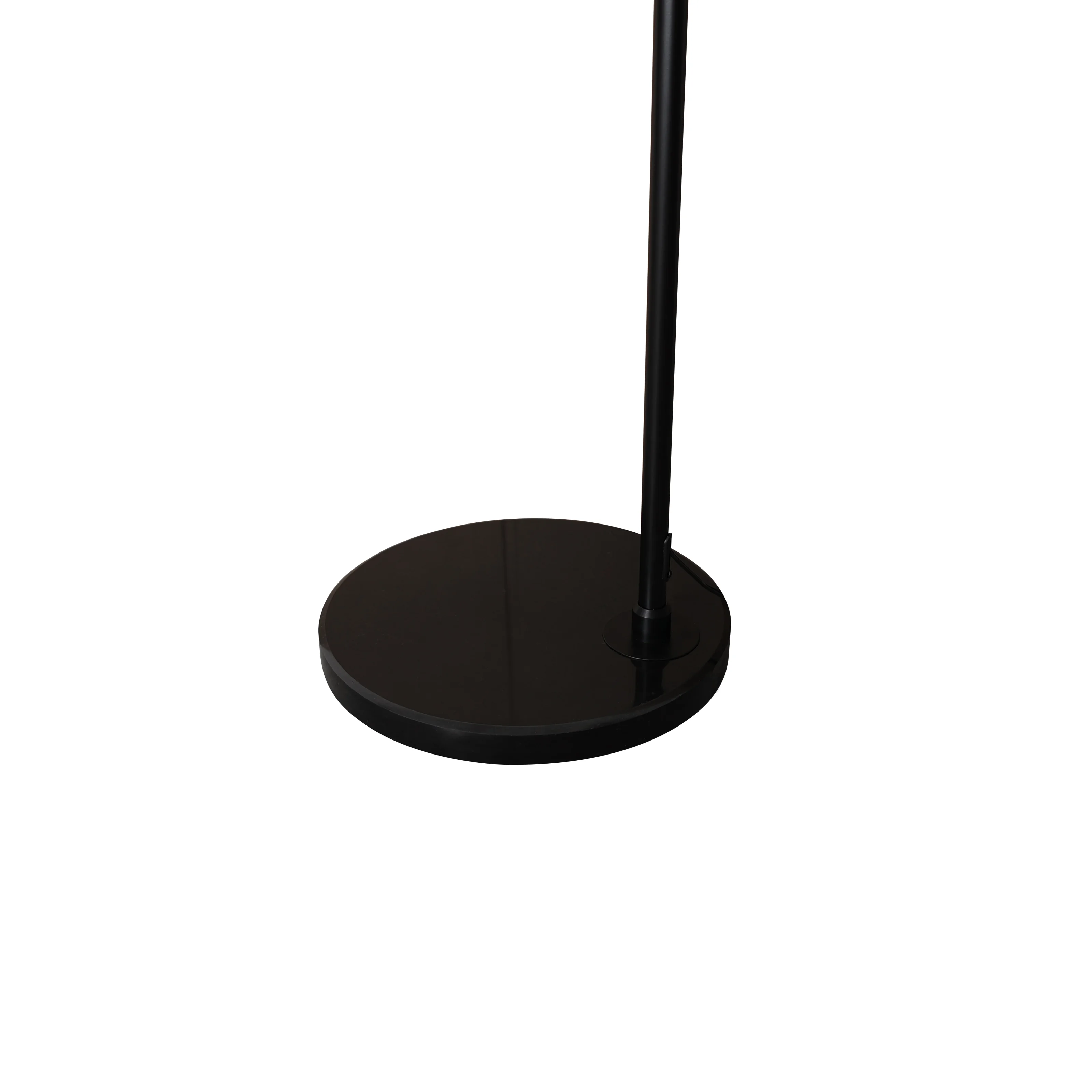 Arco Mid-Century Modern Arched Floor Lamp 75.6" Height with Black Round Marble Base and Metal Dome Lamp Shade for Living Room and Bedroom