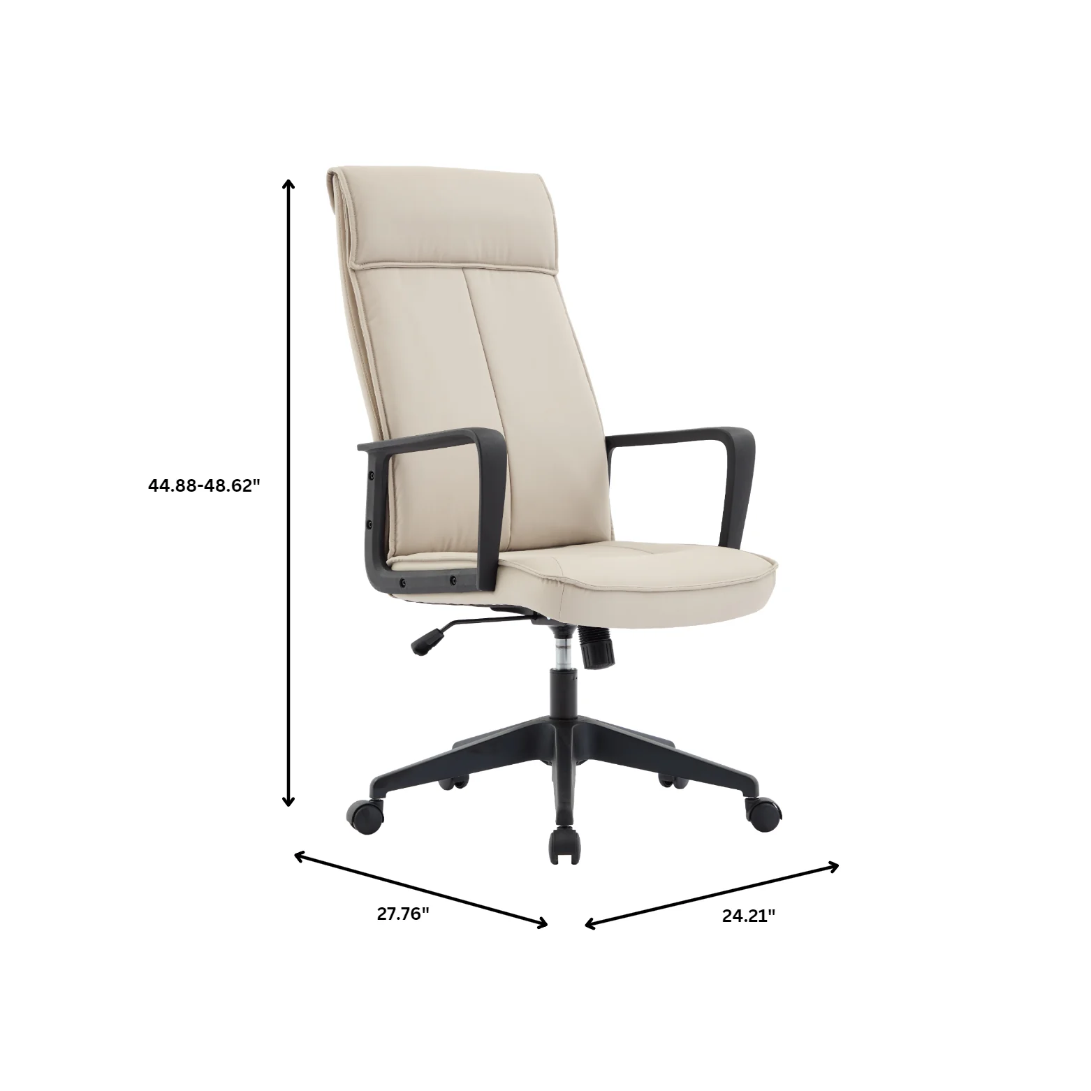 Aiaria Collection Modern Office Chair In Tan