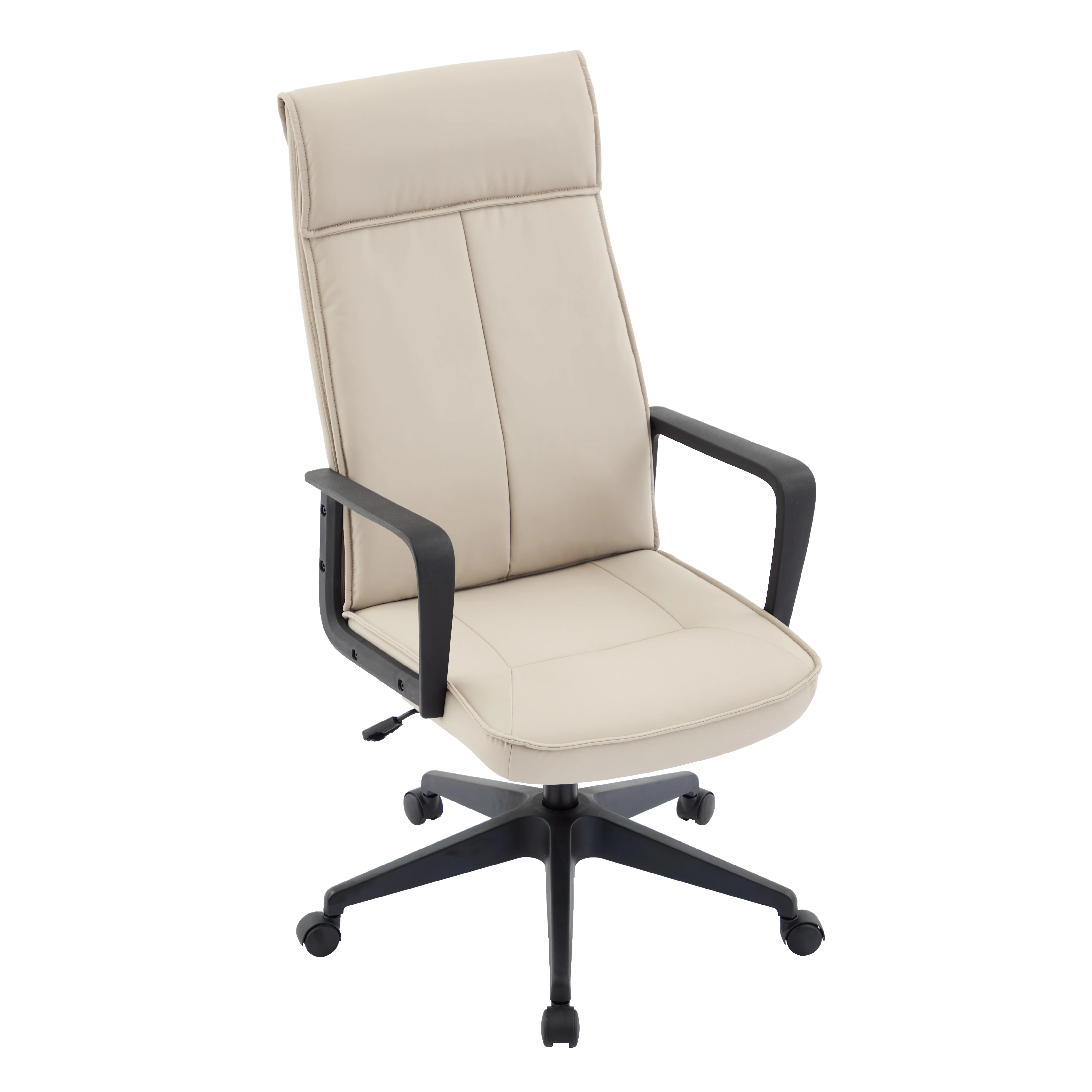 Aiaria Collection Modern Office Chair In Tan