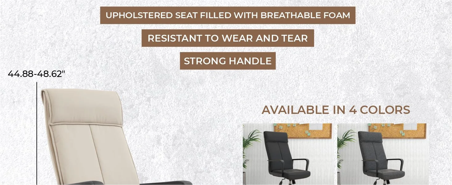 Aiaria Collection Modern Office Chair In Tan