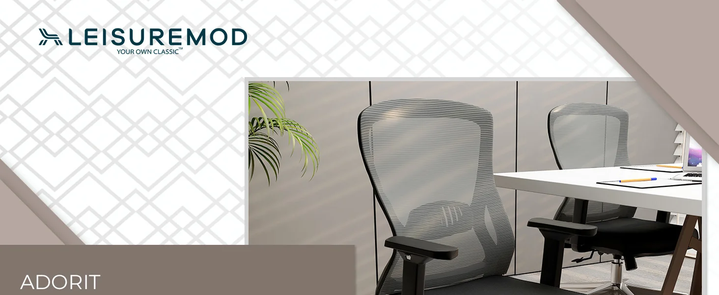 Office Adorit Series Office Task Chair In Light Grey