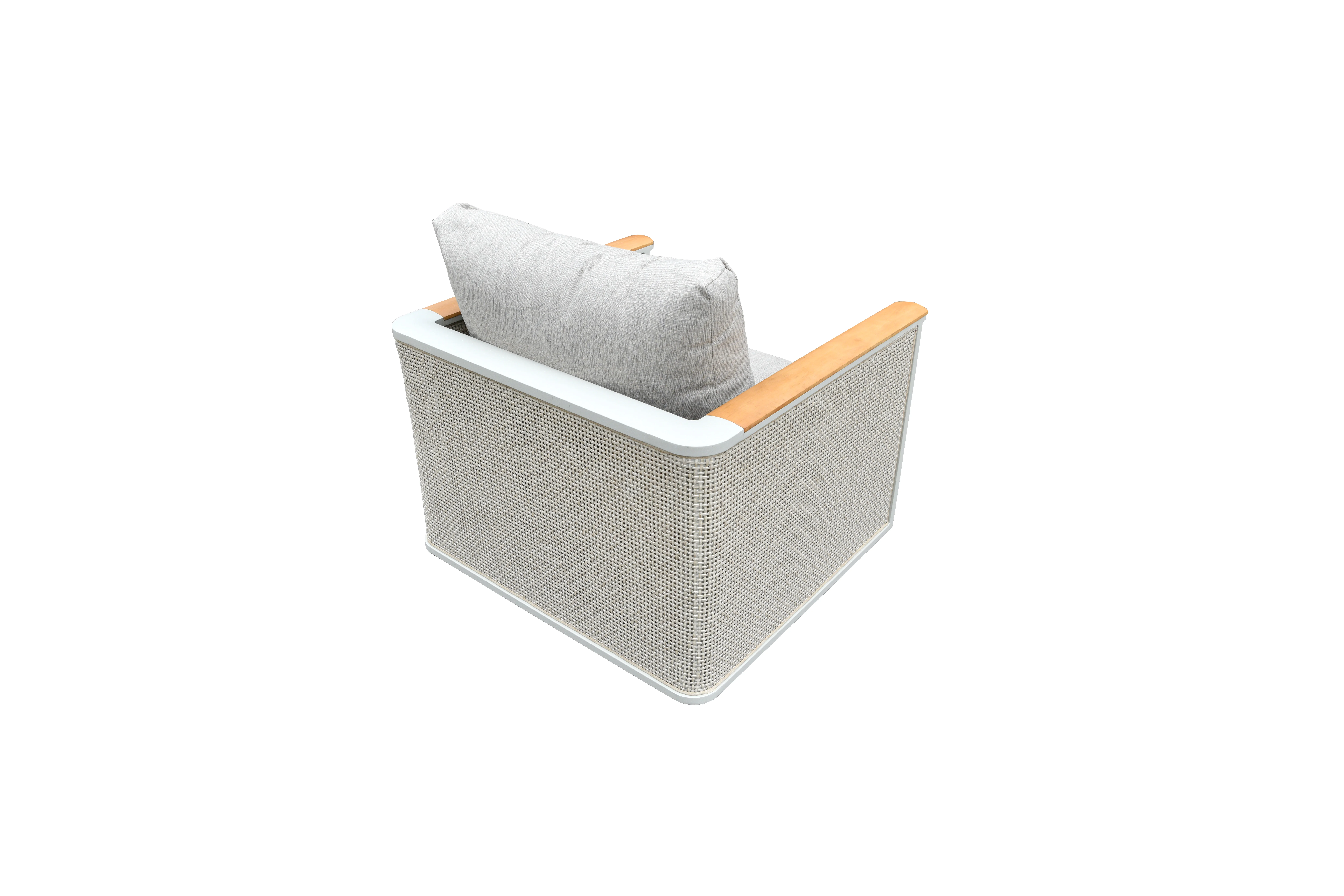 4-Piece Conversation Set with Coffee Table, Sofa, and 2 Accent Chairs in Grey Arvin Collection