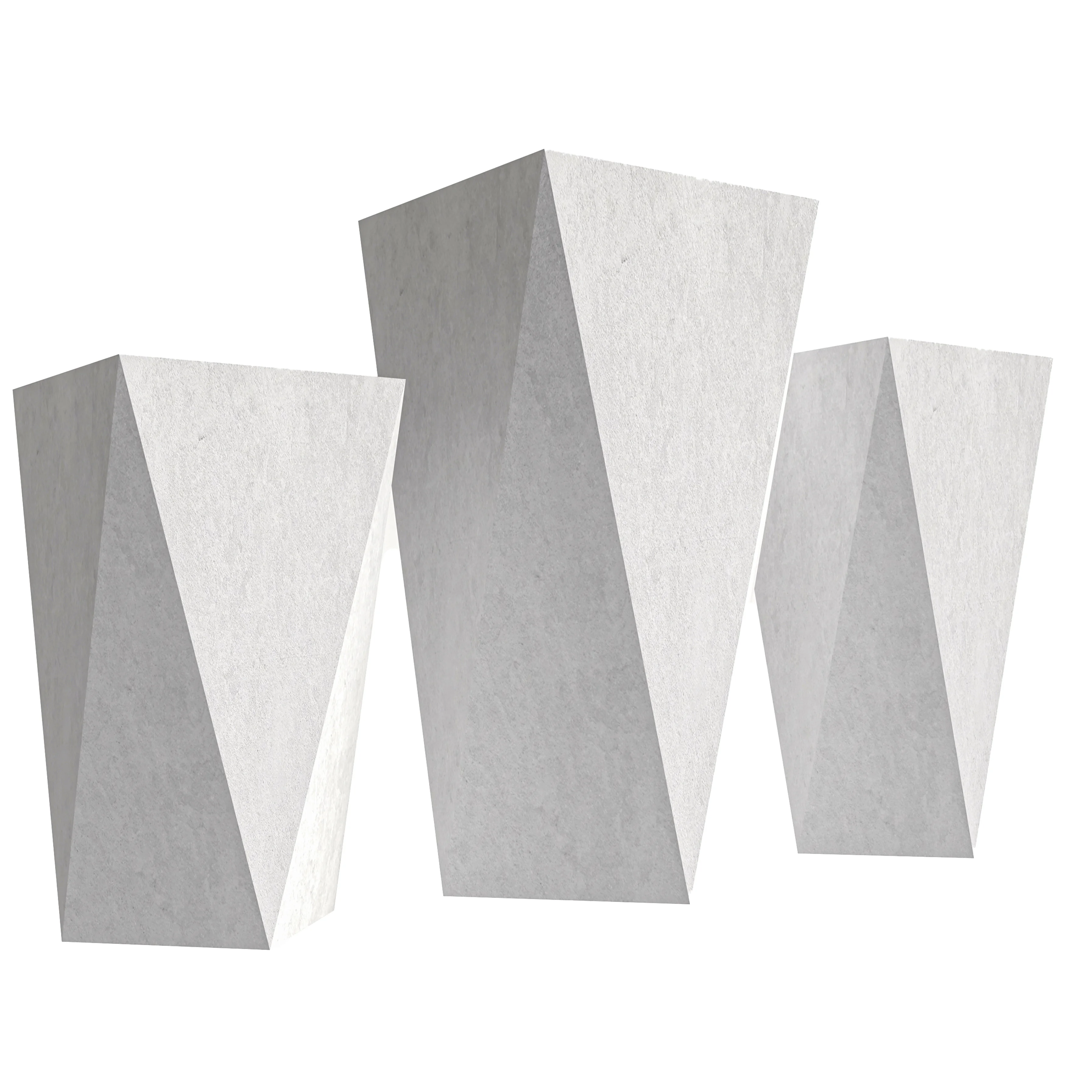 Aloe Series Planter set in White