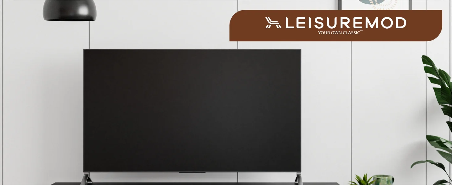 Avery Mid-Century Modern TV Stand with MDF Cabinet and Powder Coated Steel Legs