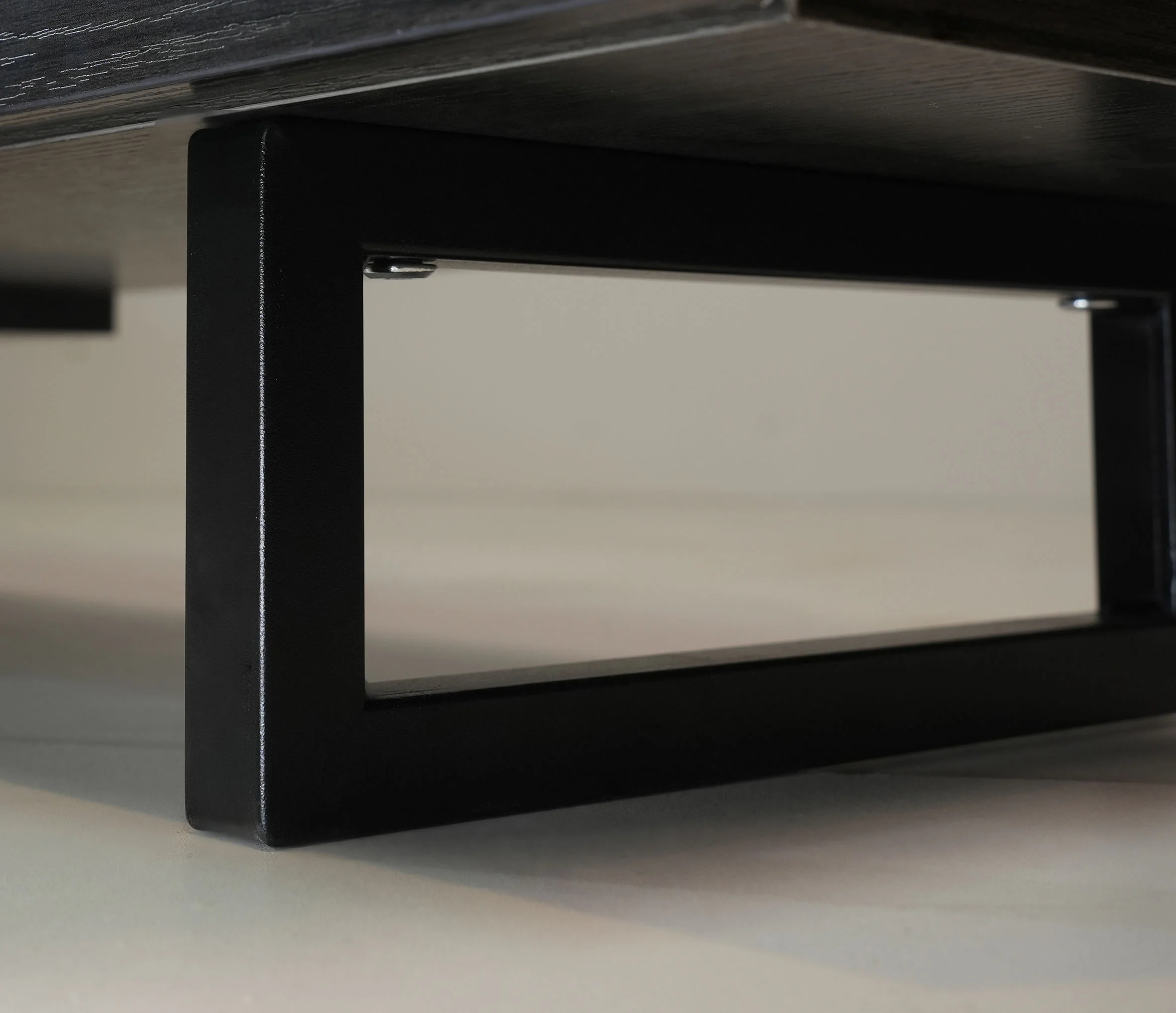 Avery Mid-Century Modern TV Stand with MDF Cabinet and Powder Coated Steel Legs