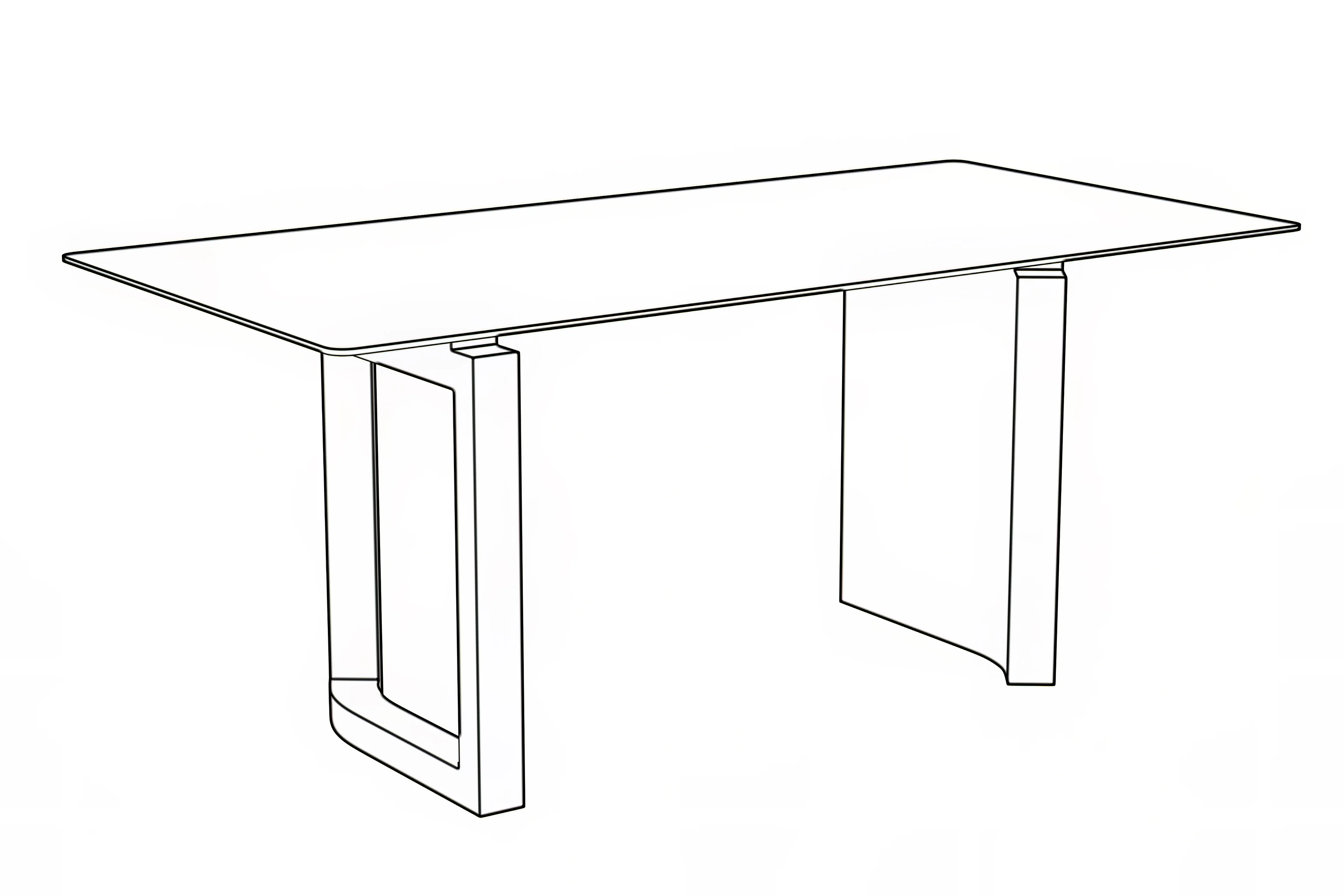 Astra Series Modern Dining Table Stainless Steel Base, With 55" White Grey Sintered Stone Top