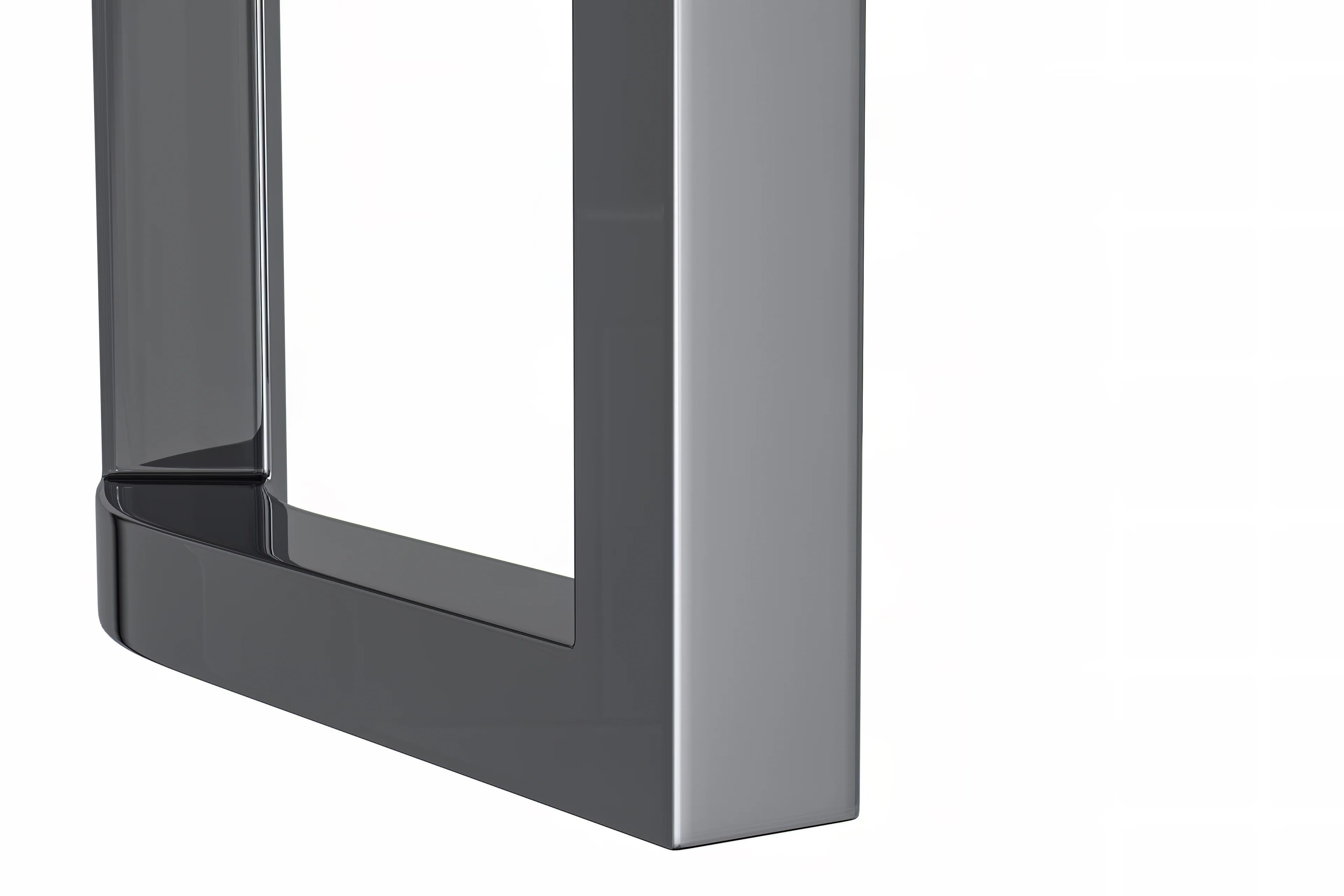 Astra Series Modern Dining Table Stainless Steel Base, With 55" White Grey Sintered Stone Top