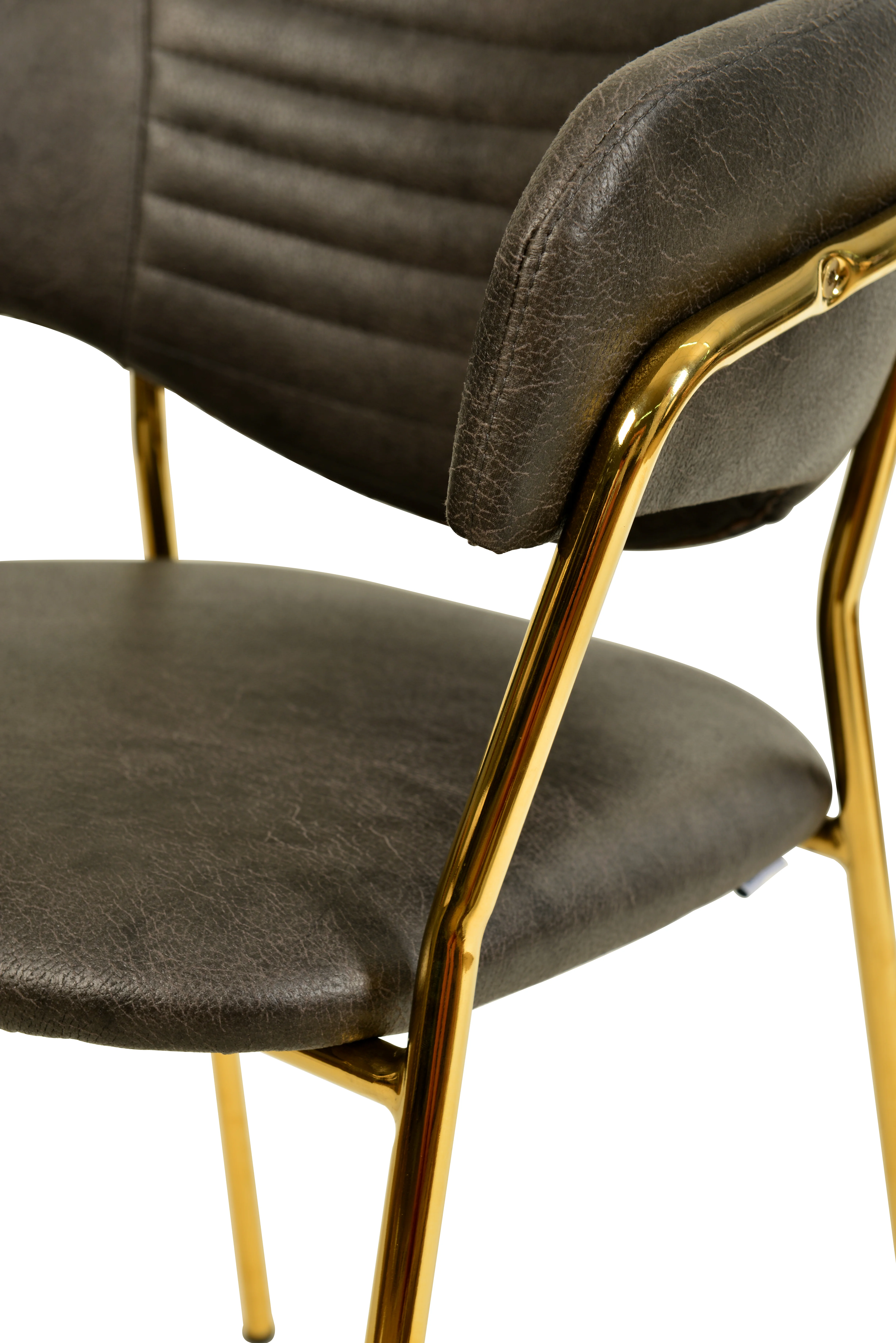 Bella Collection Modern Dining Chair in Charcoal Set of 2