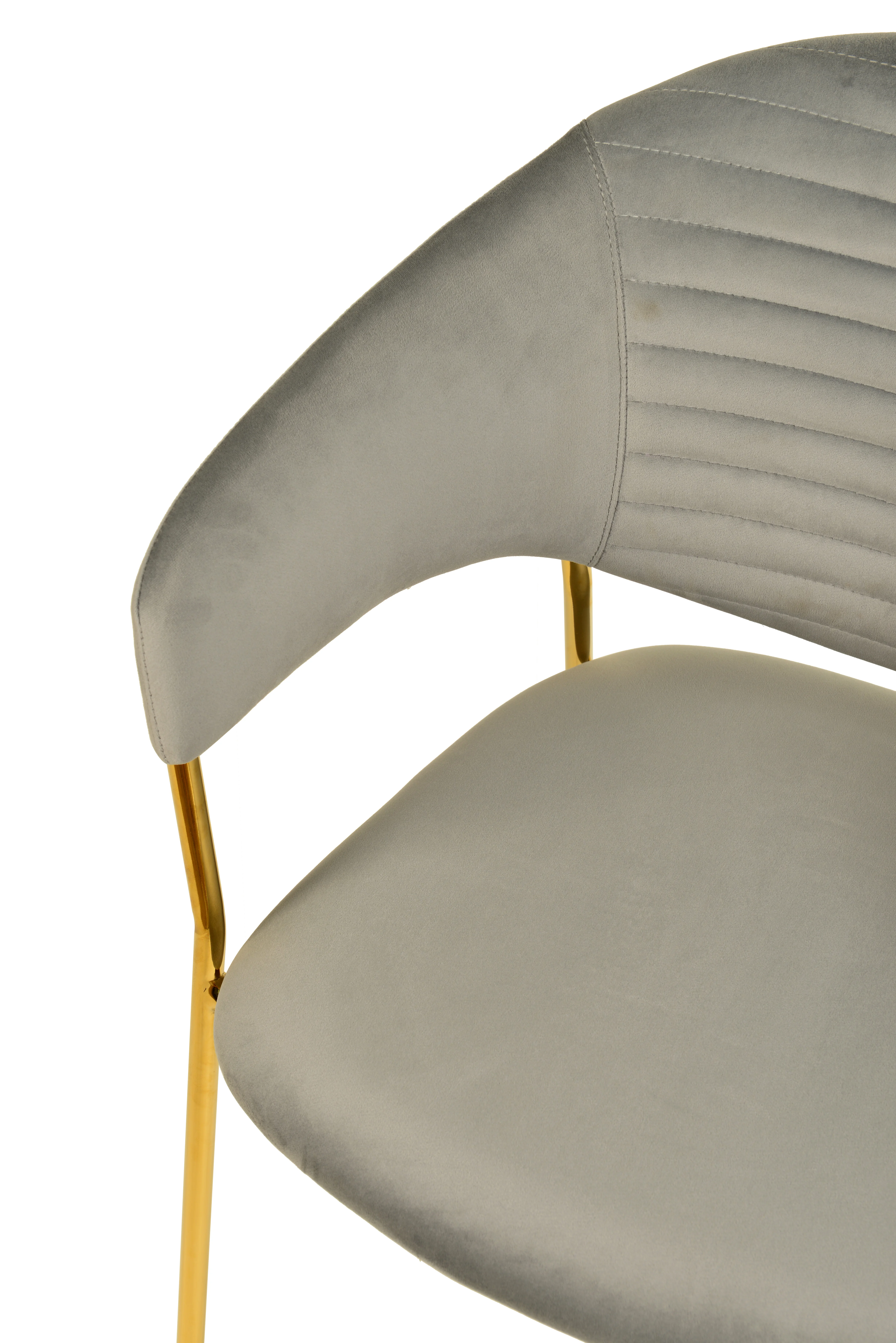 Bella Collection Modern Dining Chair in Light Grey