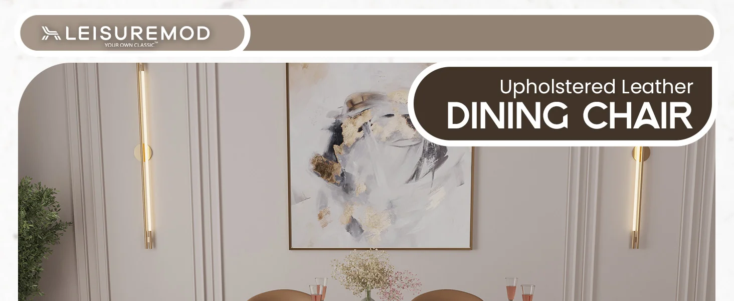 Modern Wooden Dining Chair, Walnut Color Frame in Brown, Brivo Collection By LeisrueMod