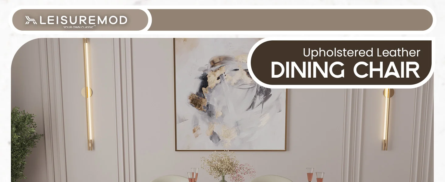 Modern Wooden Dining Chair, Walnut Color Frame in White, Brivo Collection By LeisrueMod