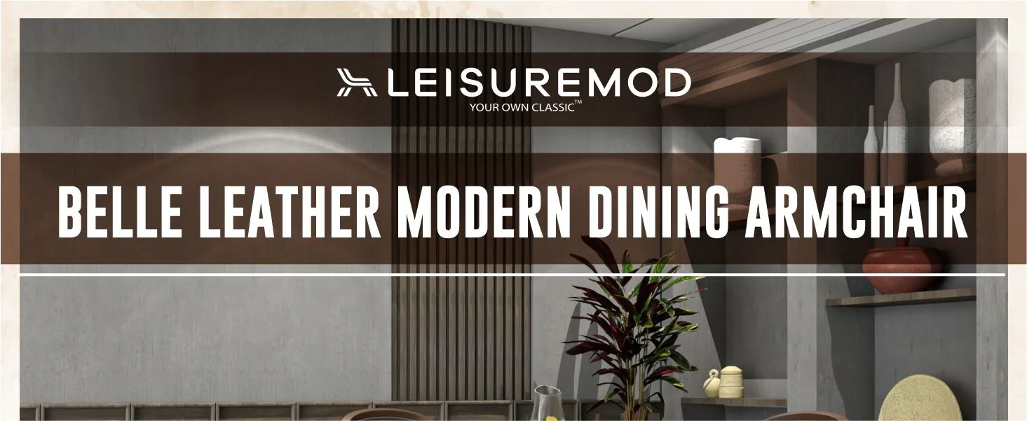 Belle Series Modern Dining Chair in Dark Brown