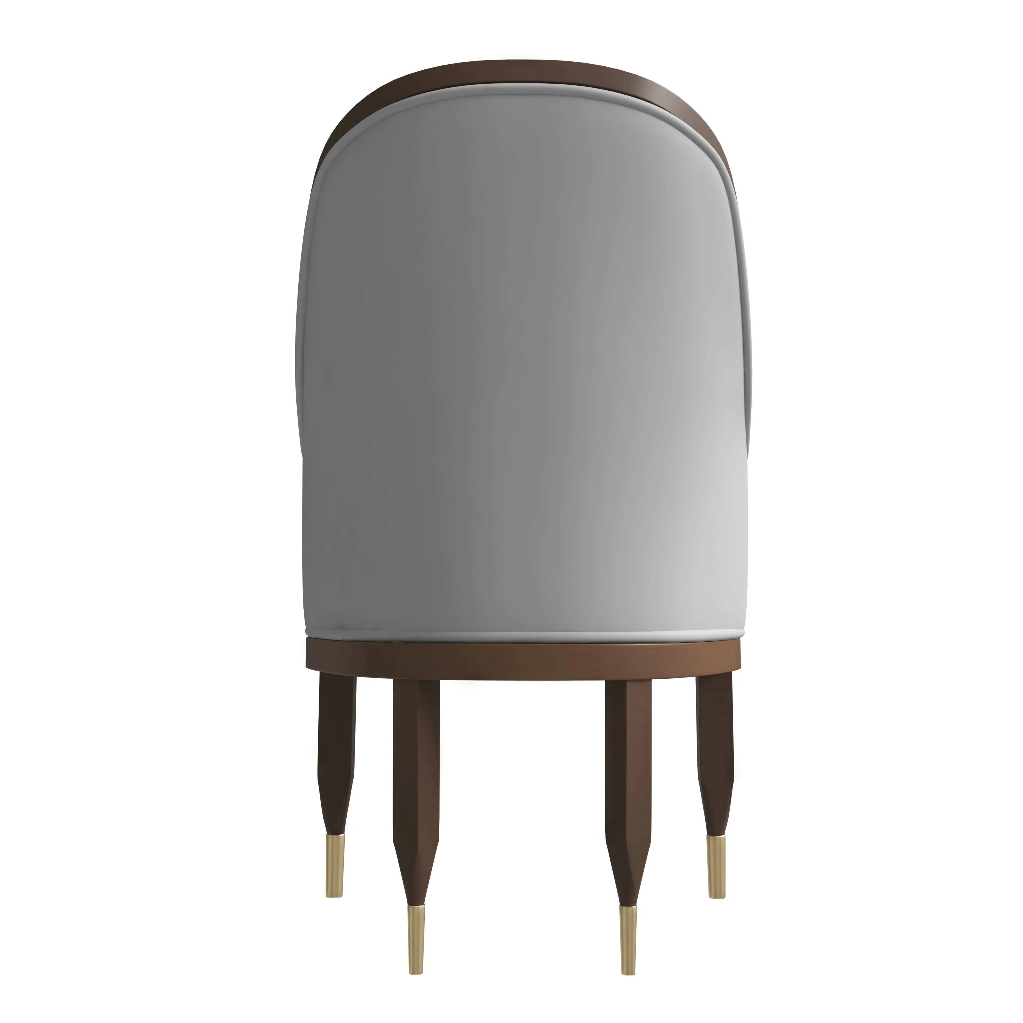 Belle Series Modern Dining Chair in Light Grey