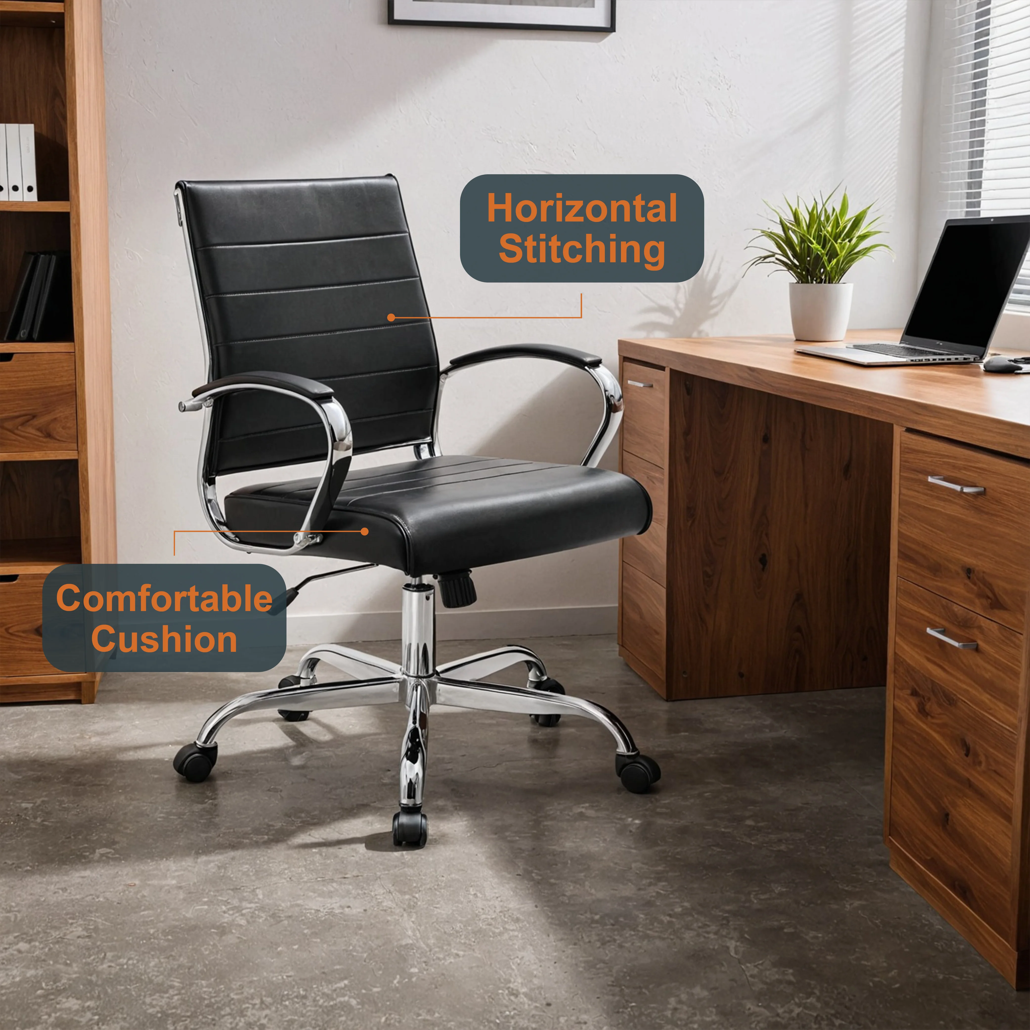 Benmar Leather Office Chair
