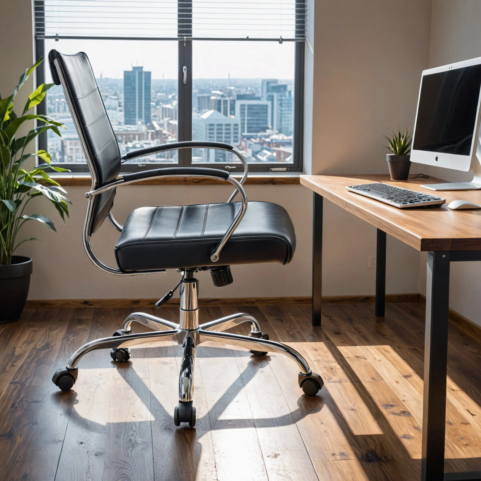 Benmar Leather Office Chair