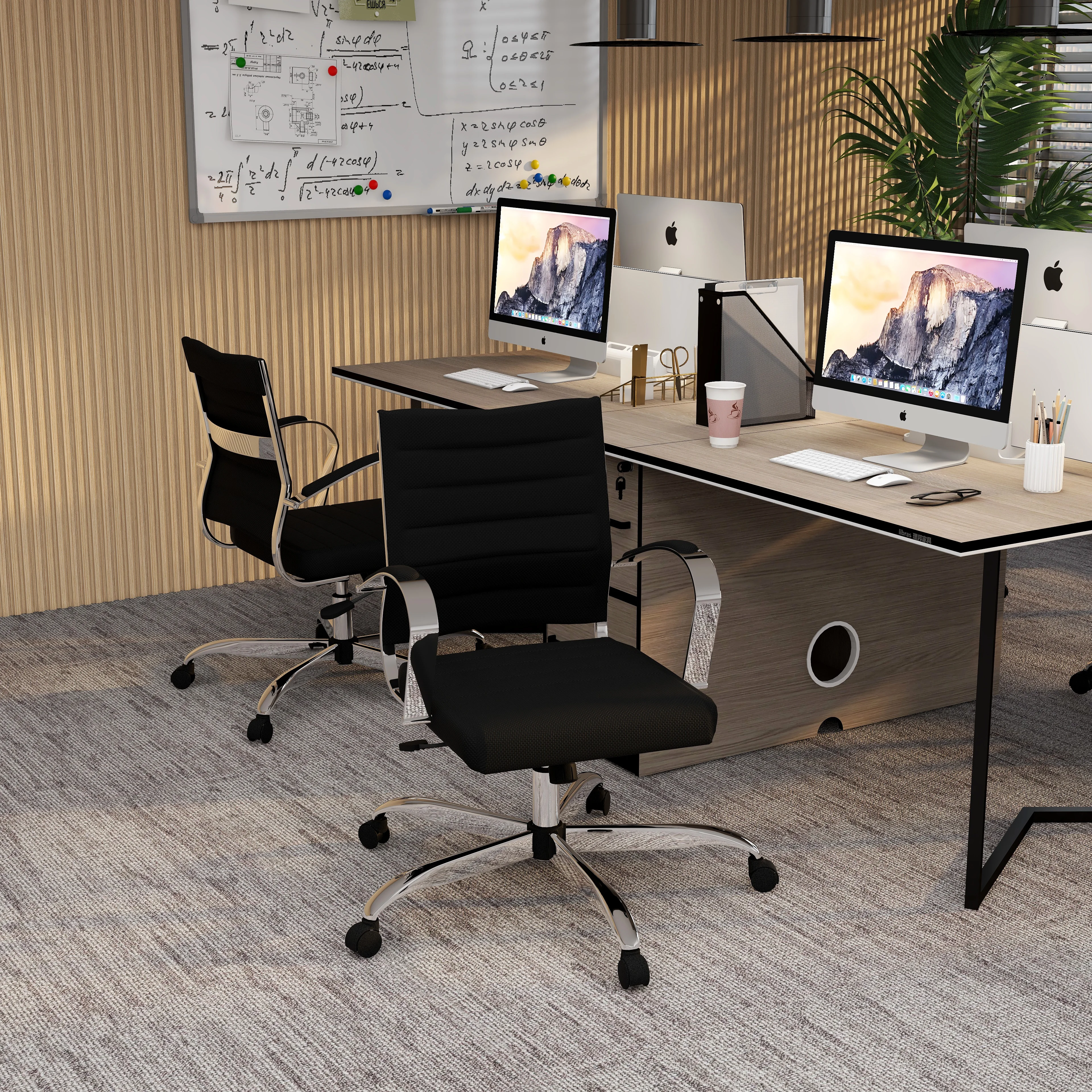 Benmar Home Mesh Office Chair in Black